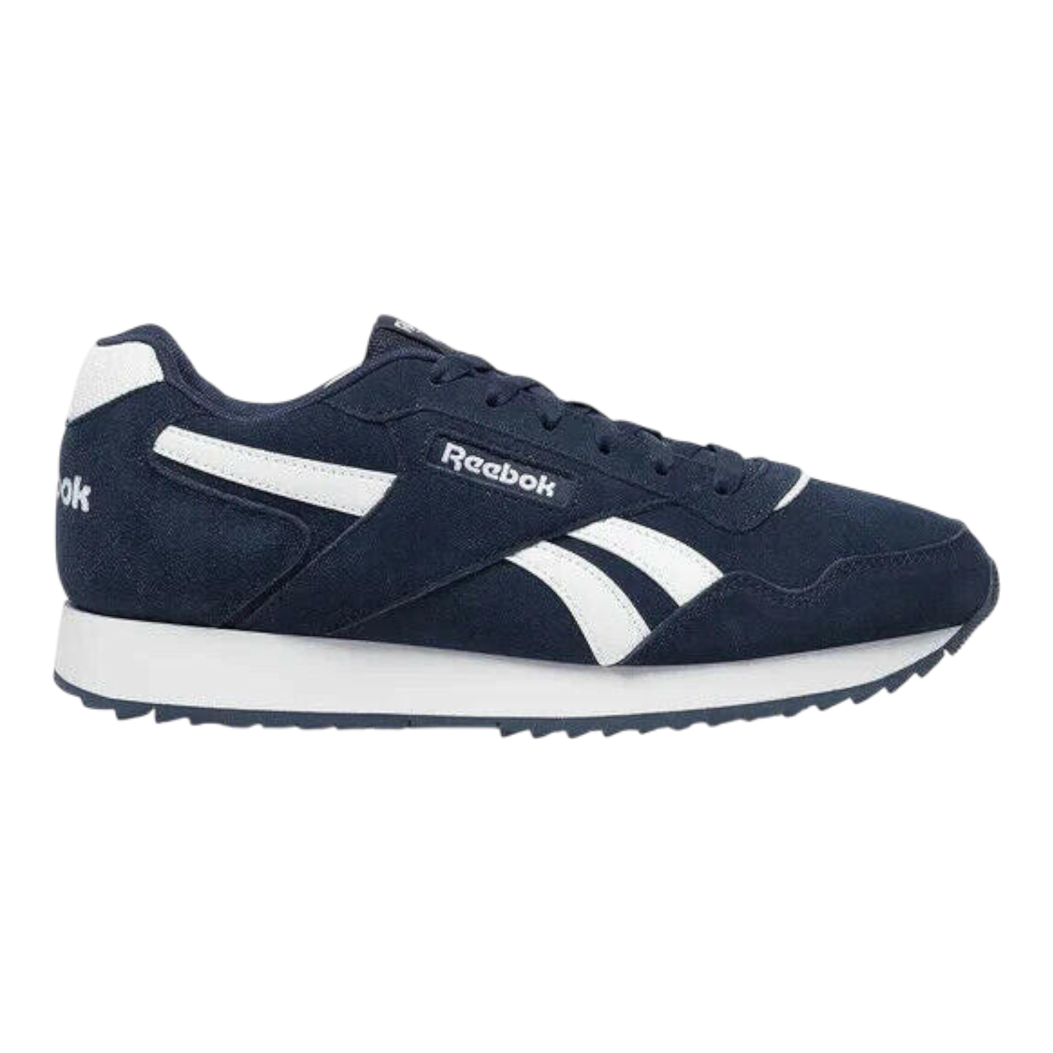 Reebok Classic Glide Ripple Lifestyle Sneaker Men's Navy Blue Suede Reebok