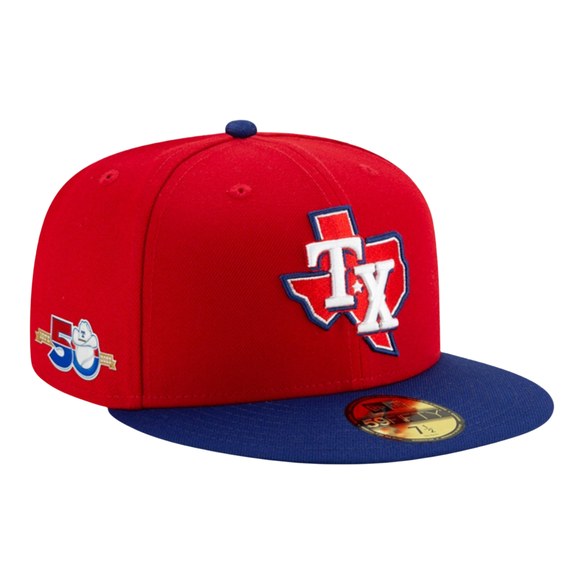 New Era 59Fifty MLB Texas Rangers 50th Anniversary Alternate 3 Fitted Hat New Era