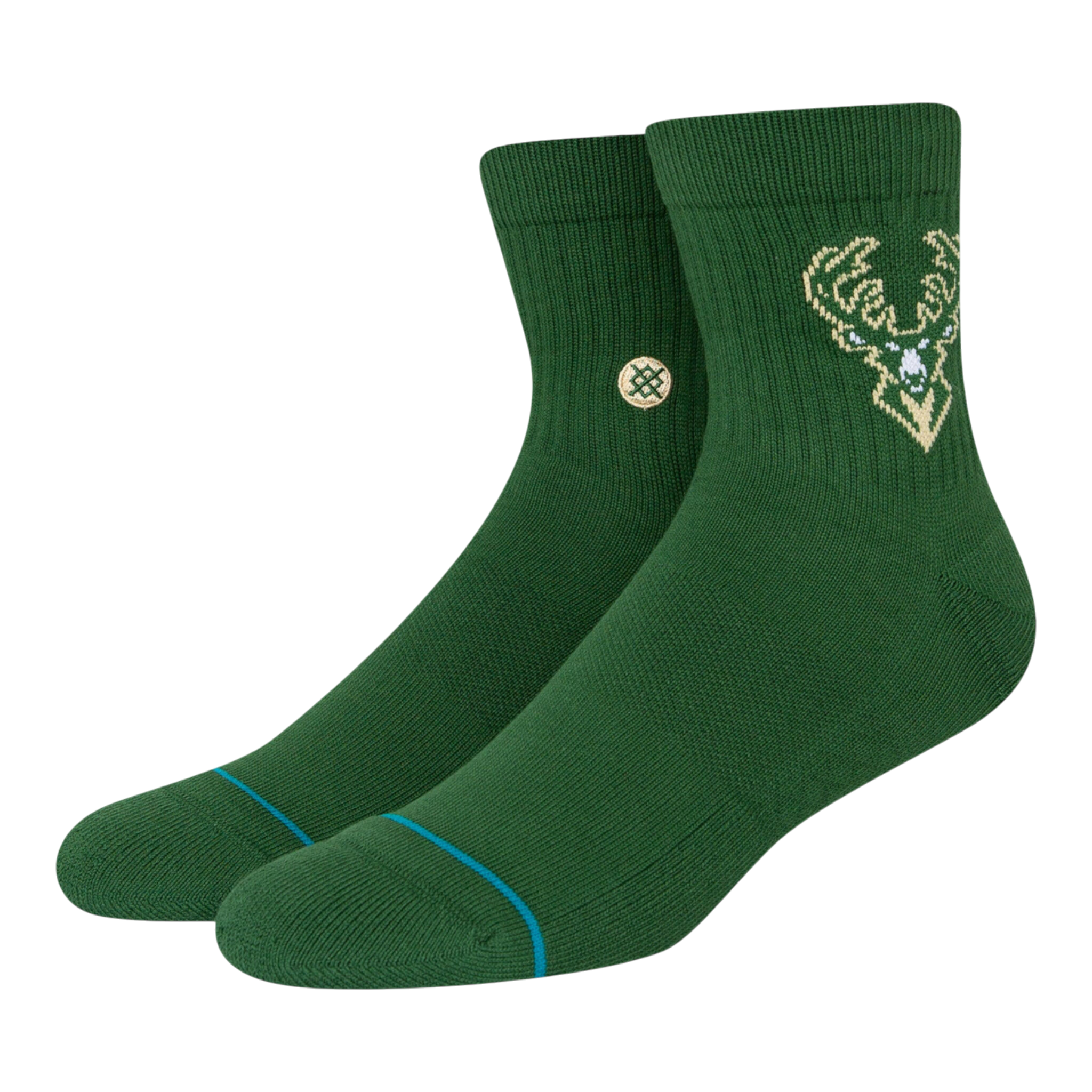 Stance x NBA Milwaukee Bucks Quarter Ankle Socks Stance