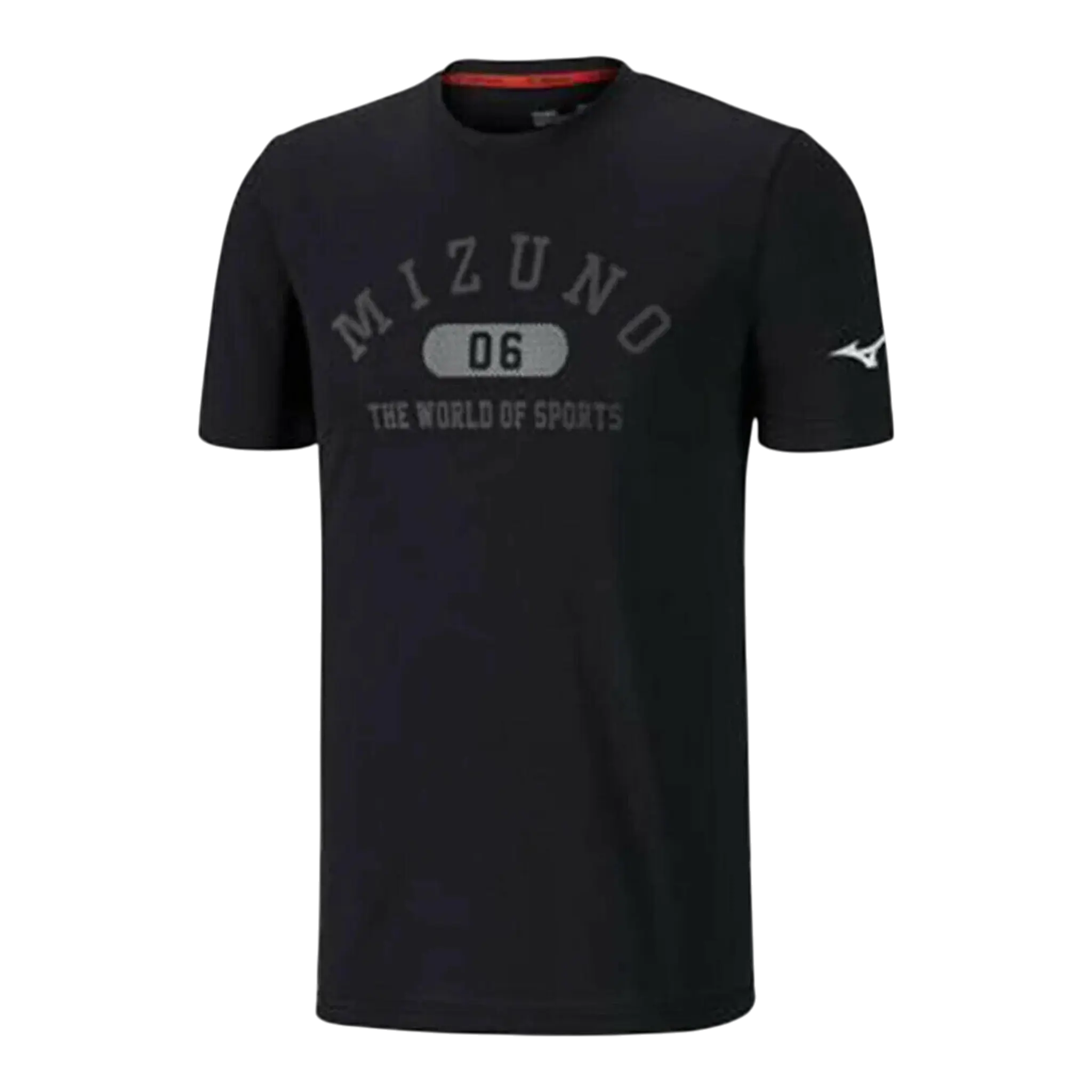 Mizuno Heritage 1906 T-Shirt Men's Black Crew Neck Short Sleeve Mizuno