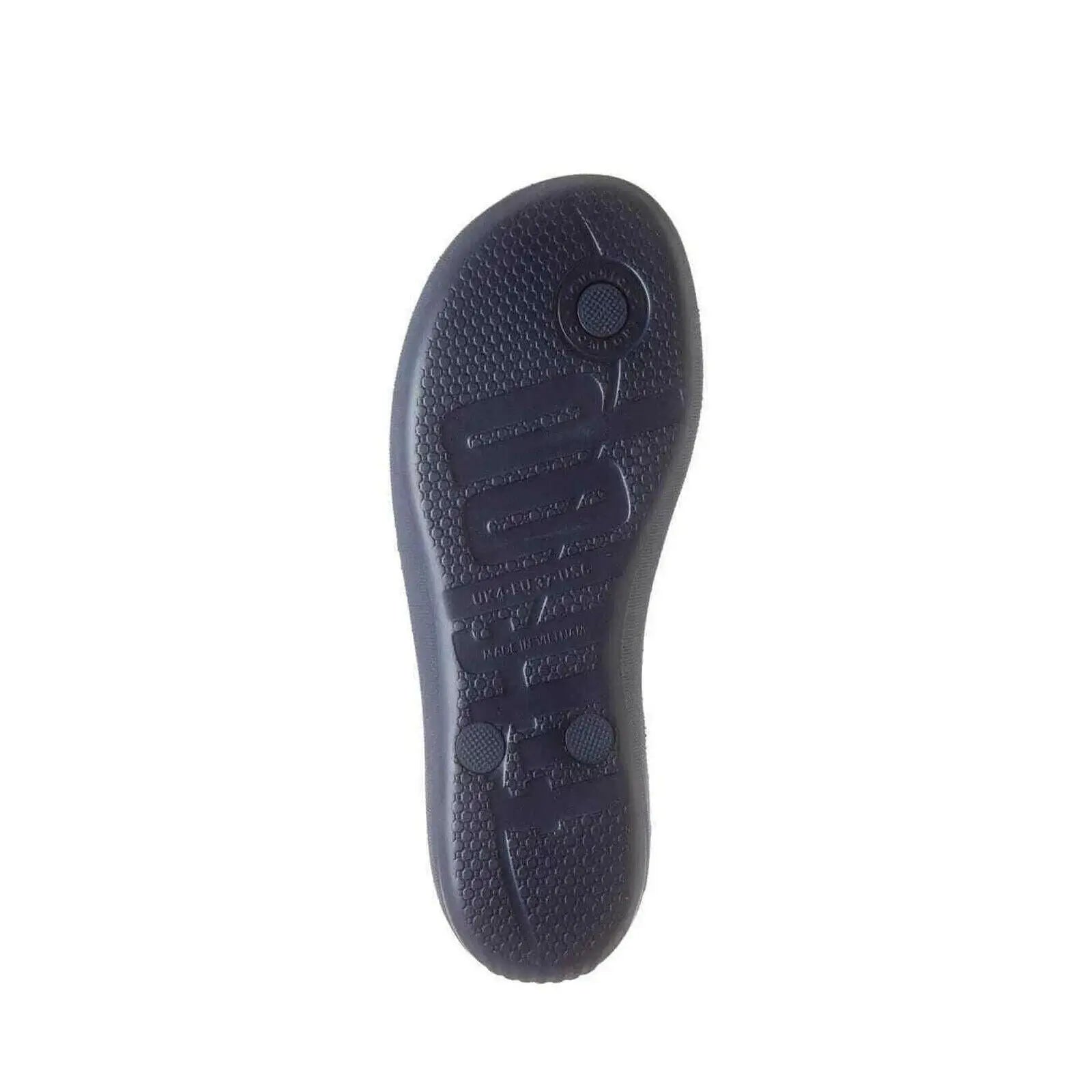 FitFlop Iqushion Flip Flop Sandals Women's Midnight Navy Ombre Sparkle.