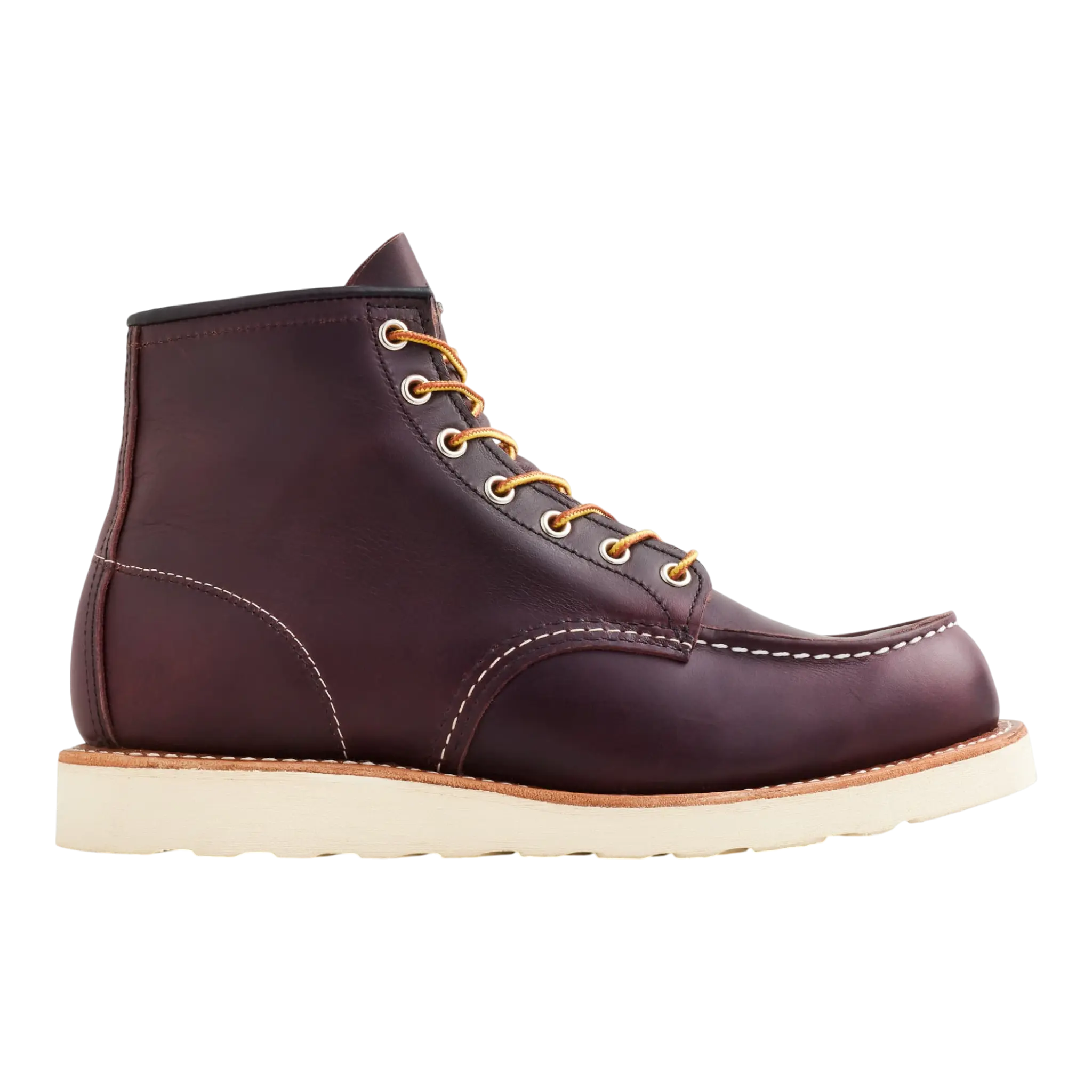 Red Wing Classic Moc 8847 Mens Black Cherry Excalibur Leather 6" Lifestyle Boots Red Wing Shoes