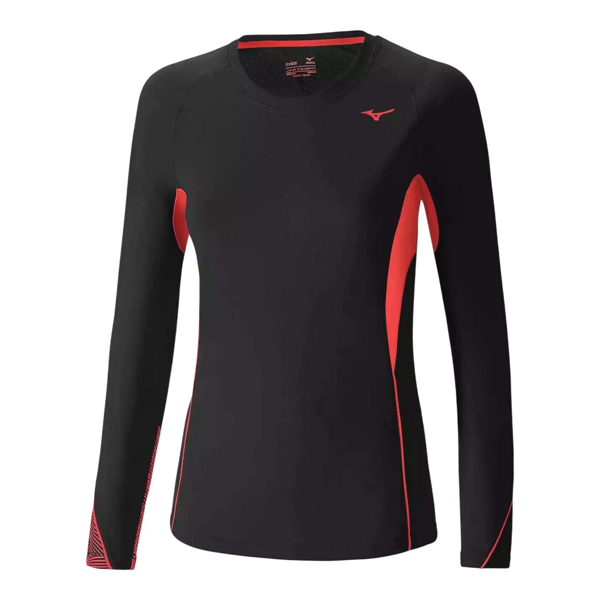 Mizuno Warmalite Phenix Running T-Shirt Women's Black Long Sleeve Mizuno