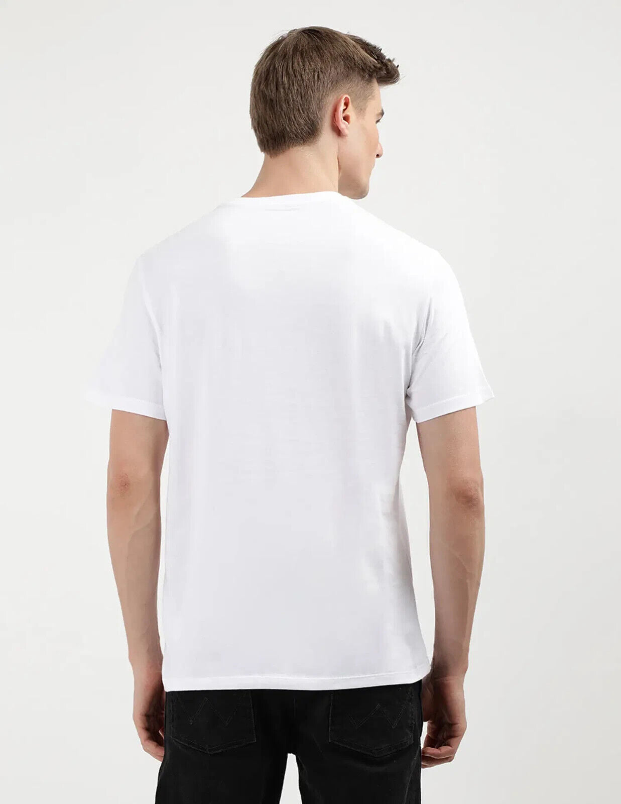 Calvin Klein T-Shirt Men's White Cotton Crew Neck Short Sleeve Tee