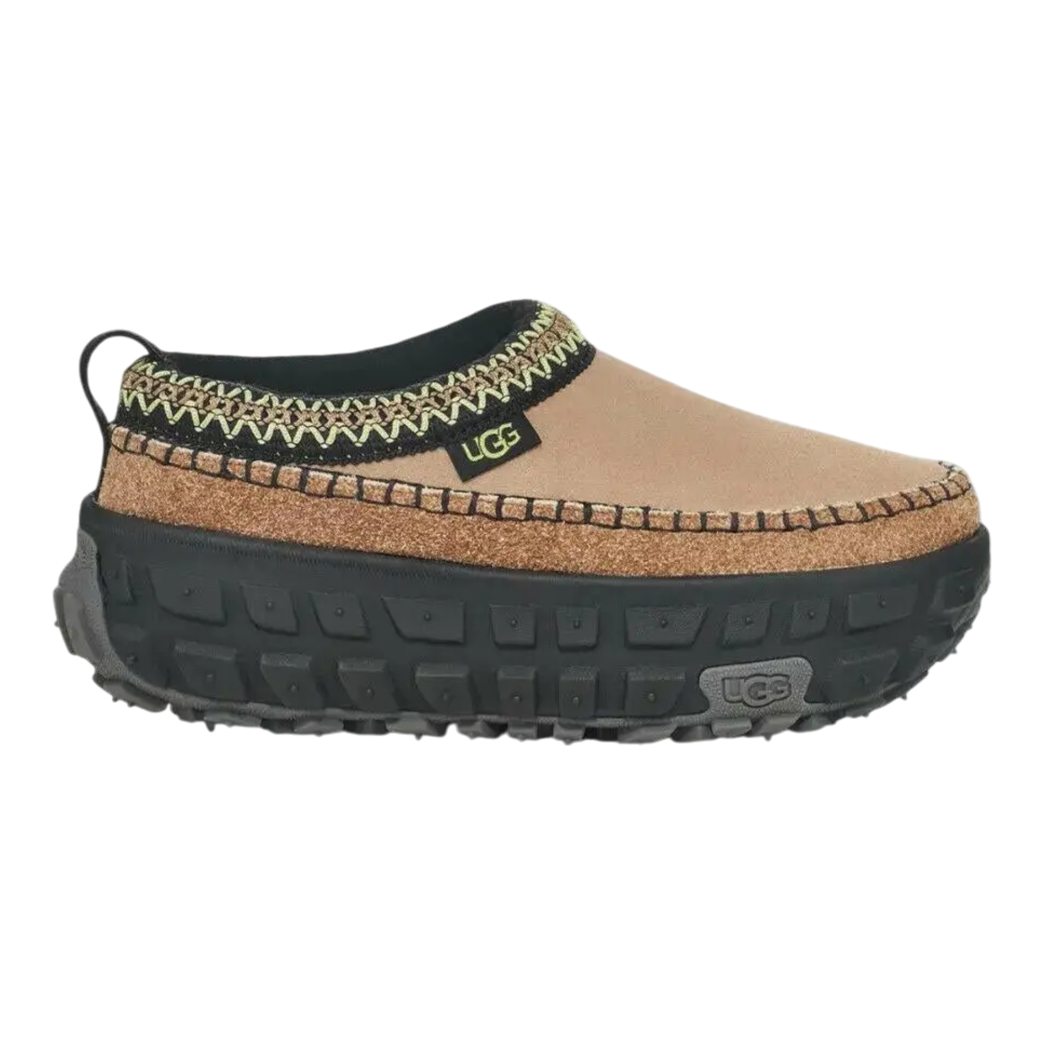 UGG Venture Daze 1155650 Clogs Men's Sand Black Suede Slip-On Casual Shoes UGG