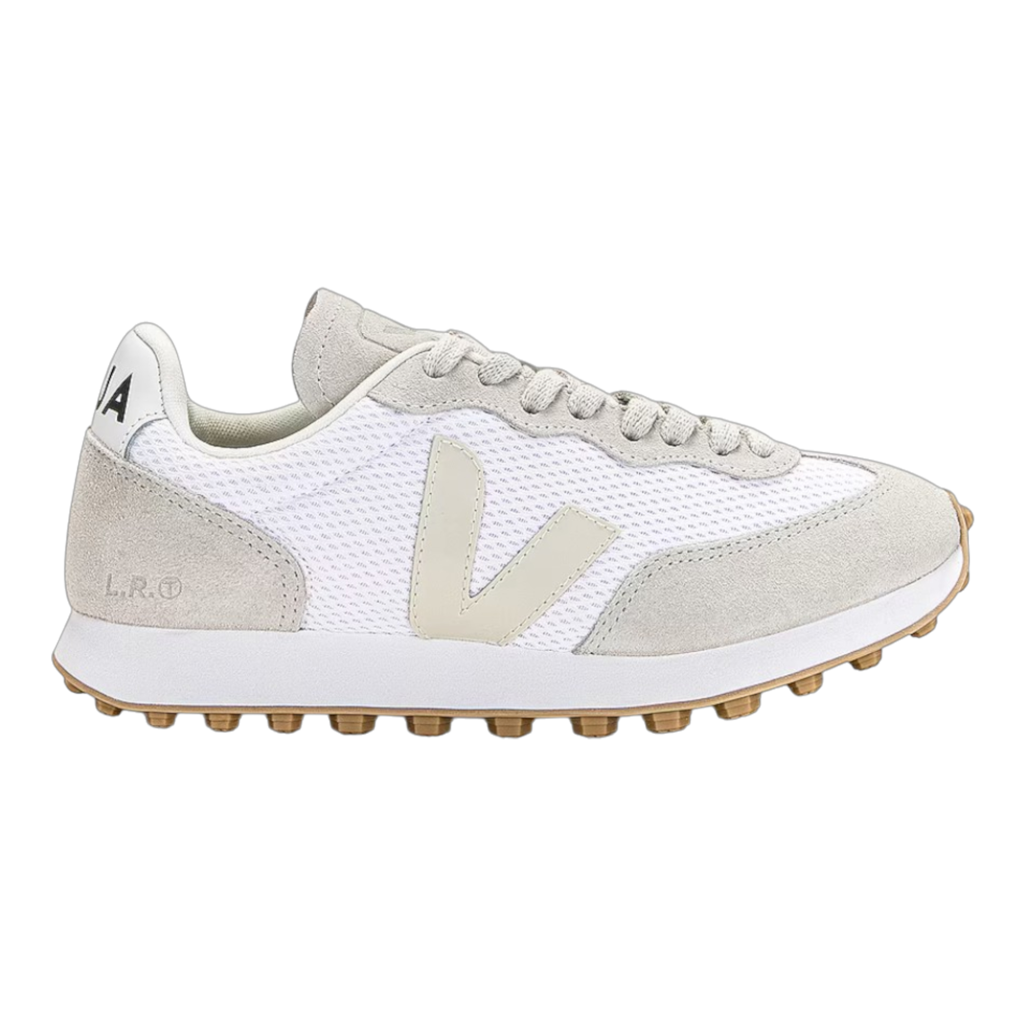 Veja Rio Branco RB0102382B Sneakers Women's White Pierre Lace Up Trainers Shoes VEJA