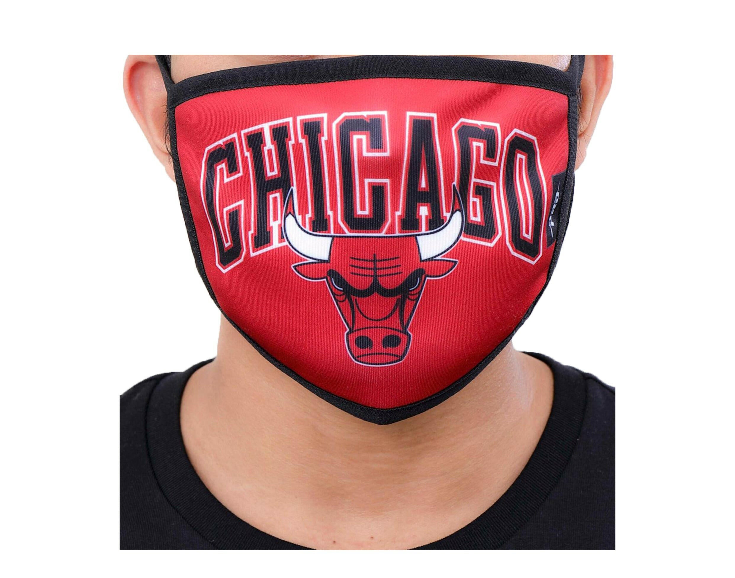 Pro Standard NBA Chicago Bulls Face Covering Mask - 2 Pack.