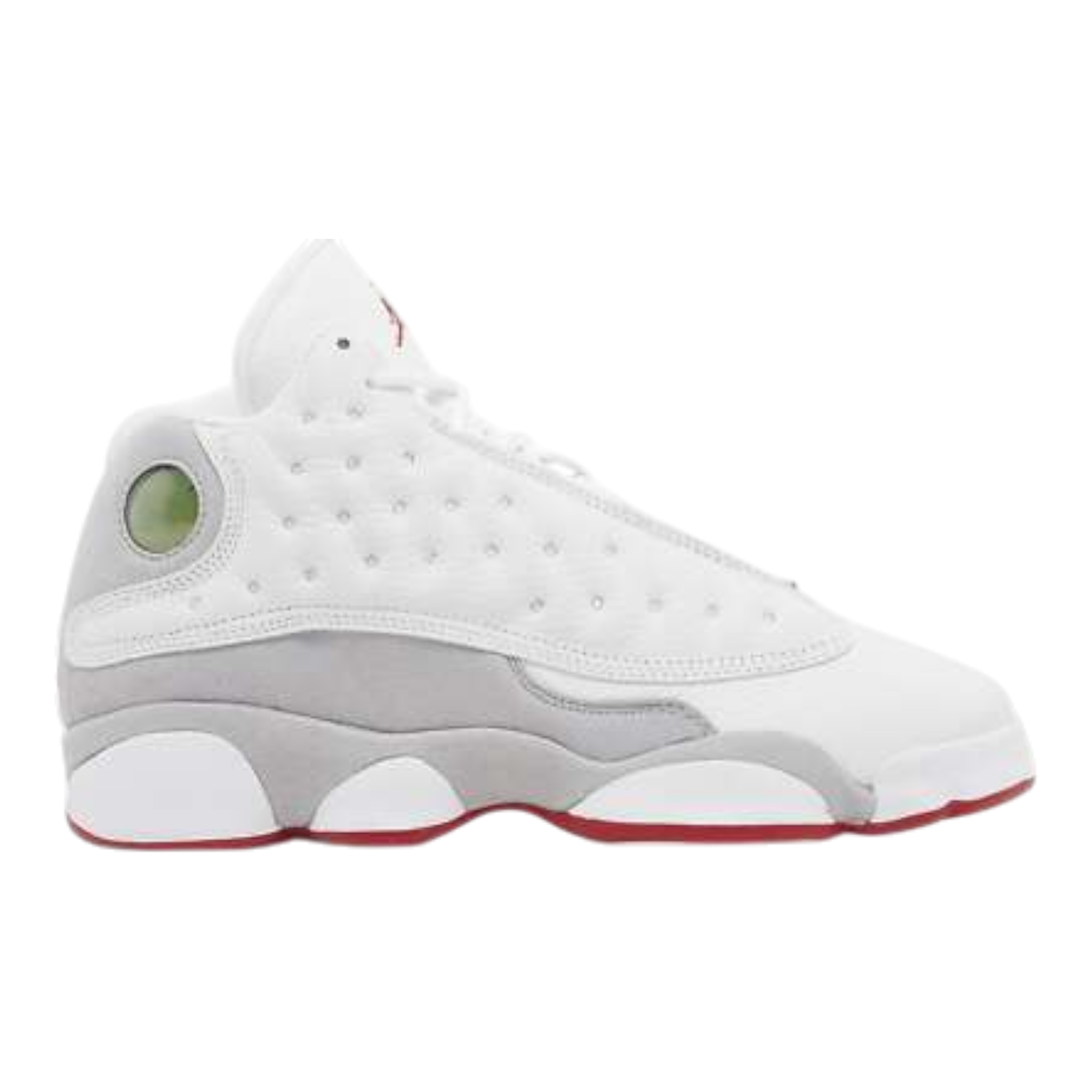 Jordan 13 Retro Kids Shoes White/True Red/Wolf Grey