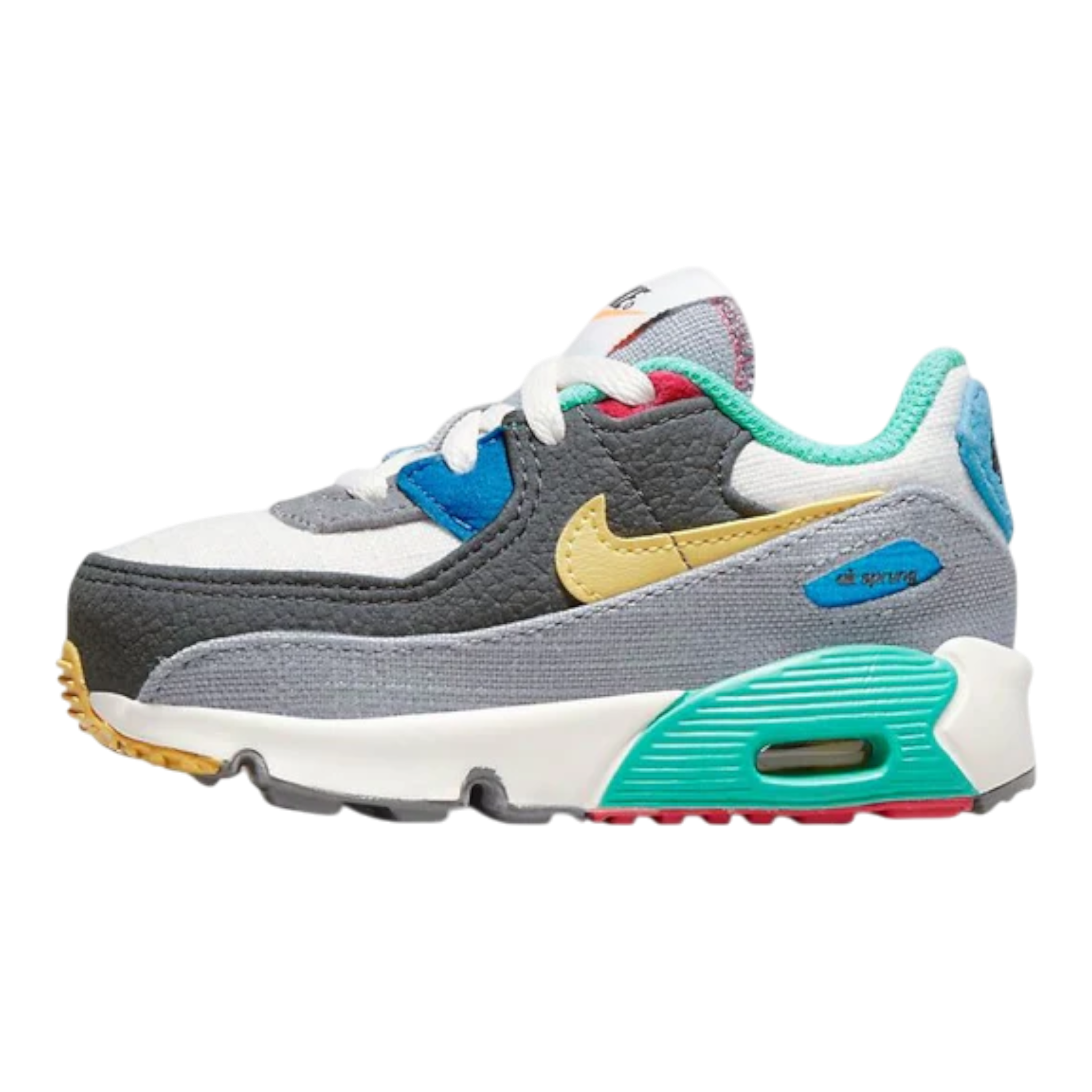 Nike Air Max 90 LTR (TD) Toddler Shoes Phantom/Iron Grey/Rush Pink/Celery