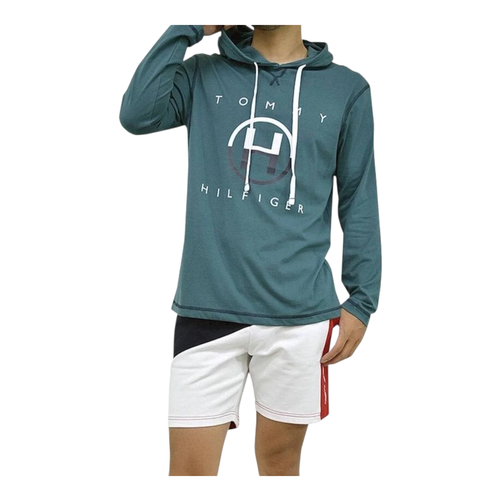 Tommy Hilfiger Men’s Hoodie – Sea Green