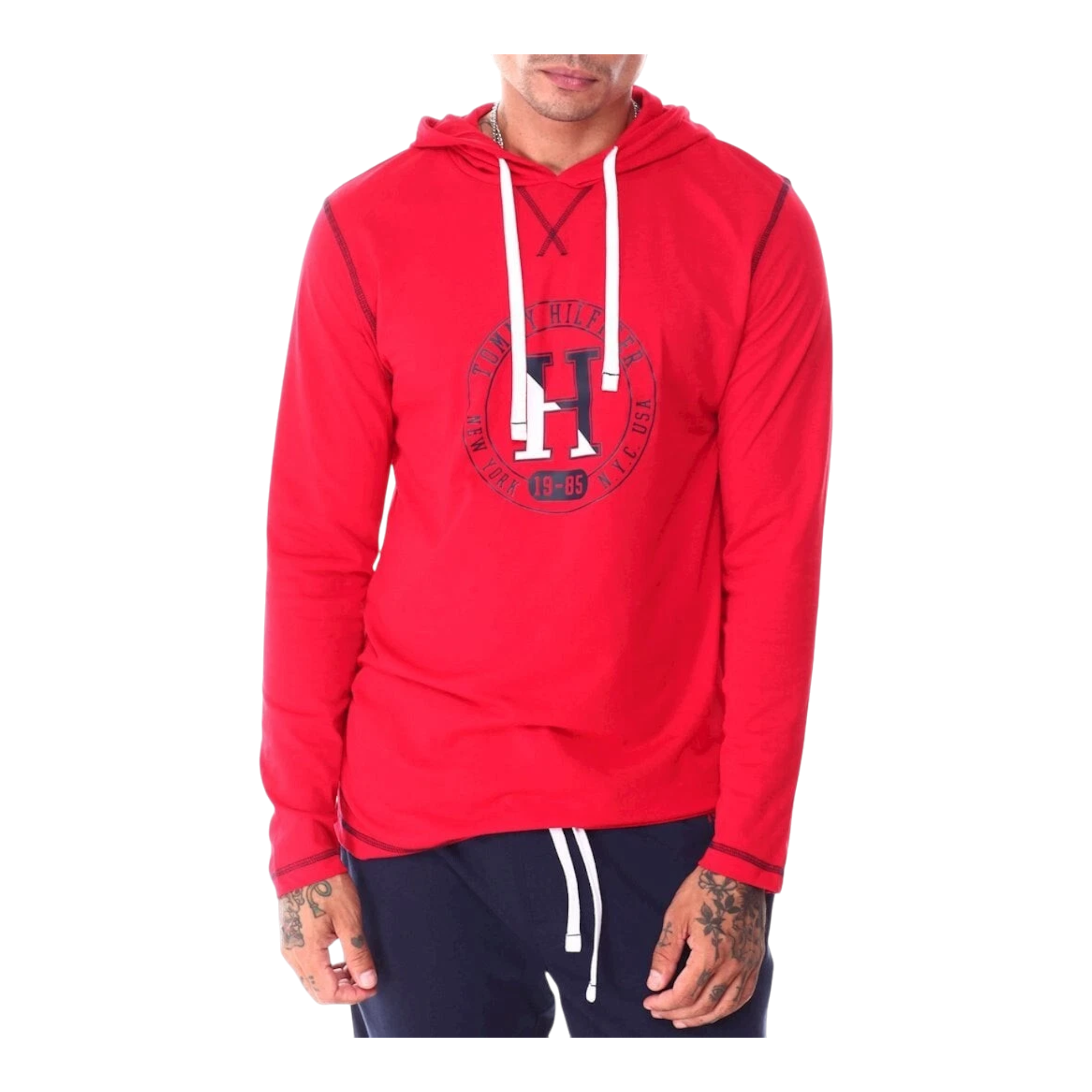 Tommy Hilfiger Men’s Hoodie – Red