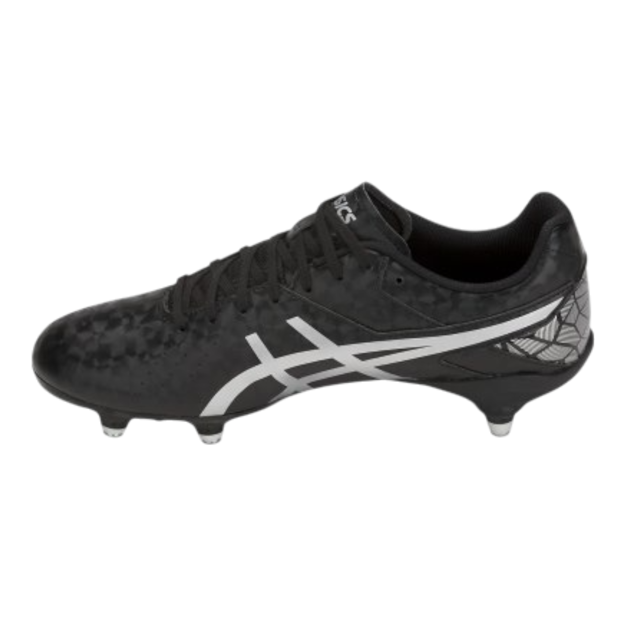ASICS Lethal Speed ST Men’s Rugby Boots Black/Silver