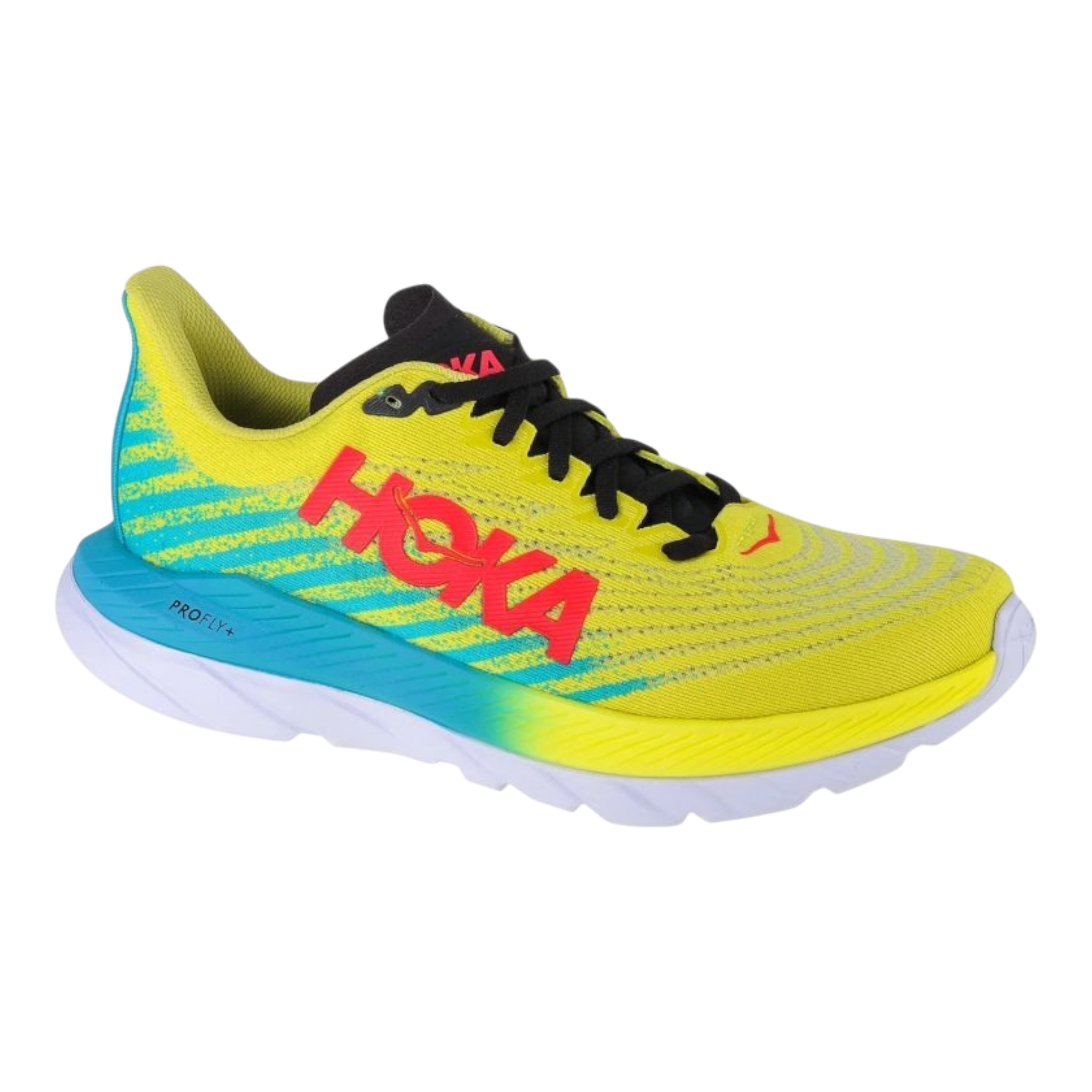 Hoka Men’s Mach 5 Running Shoes – Evening Primrose / Blue