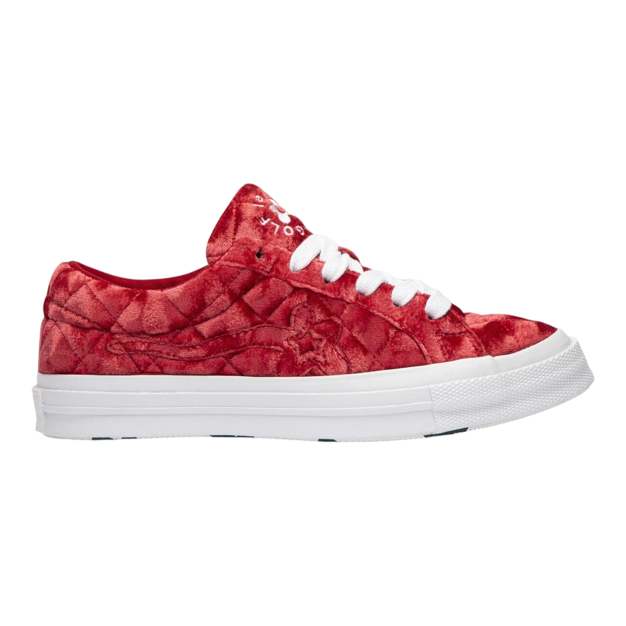 Converse One Star OX Golf le Fleur Men’s Sneakers Quilted Velvet Cherry