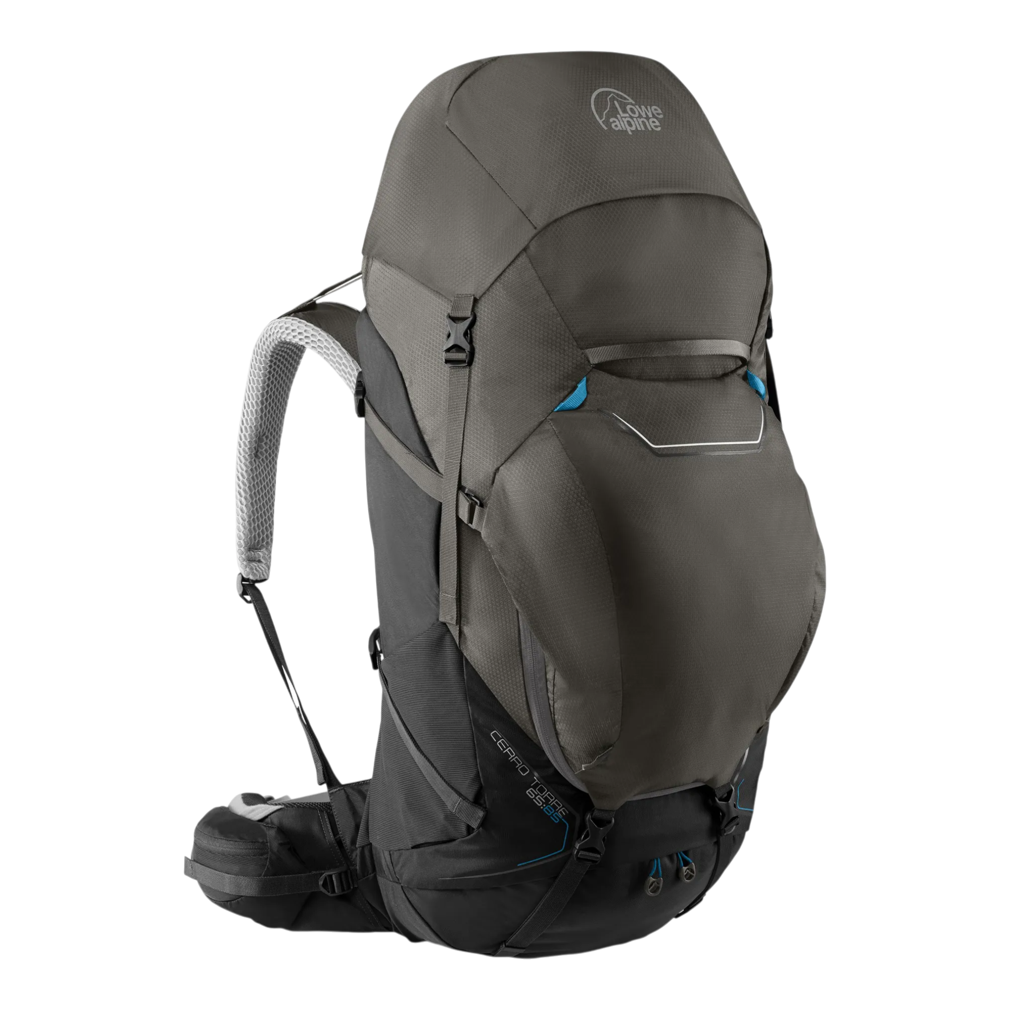 Lowe Alpine Cerro Torre 65:85 Trekking Pack Unisex Backpack Black/Grey