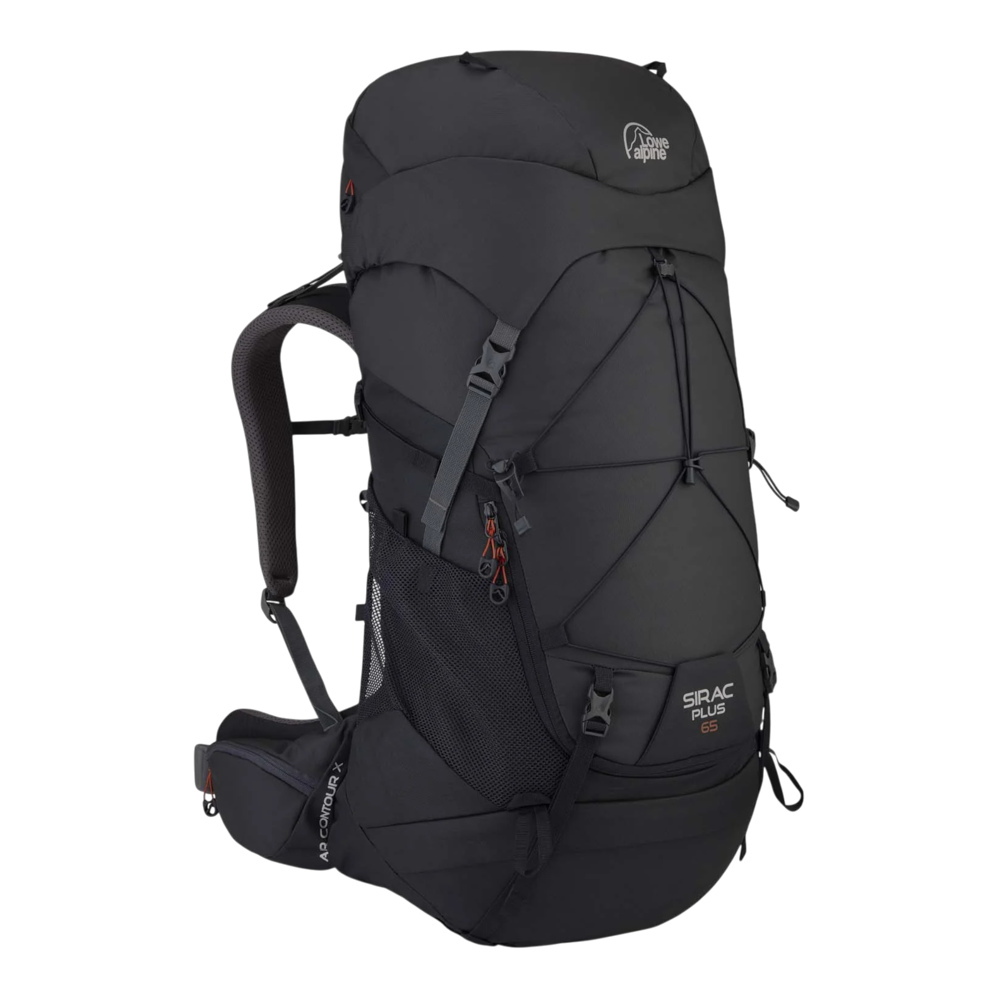 Lowe Alpine Sirac Plus 65L Trekking Pack Unisex Backpack Ebony