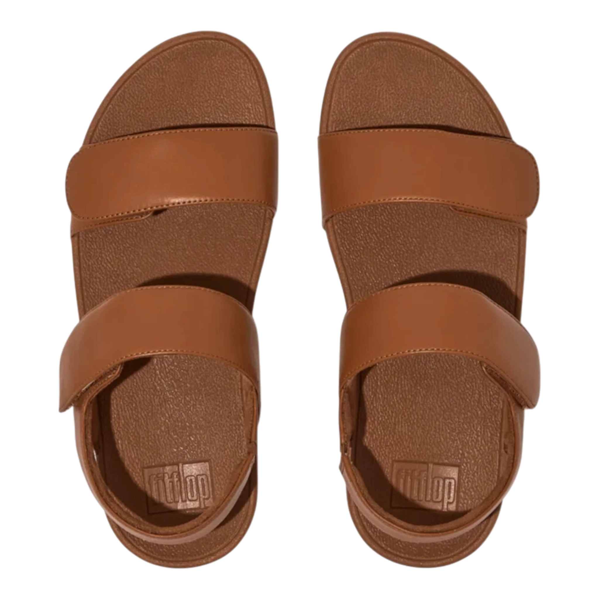 FitFlop Lulu Adjustable Leather Back Women’s Sandals – Light Tan