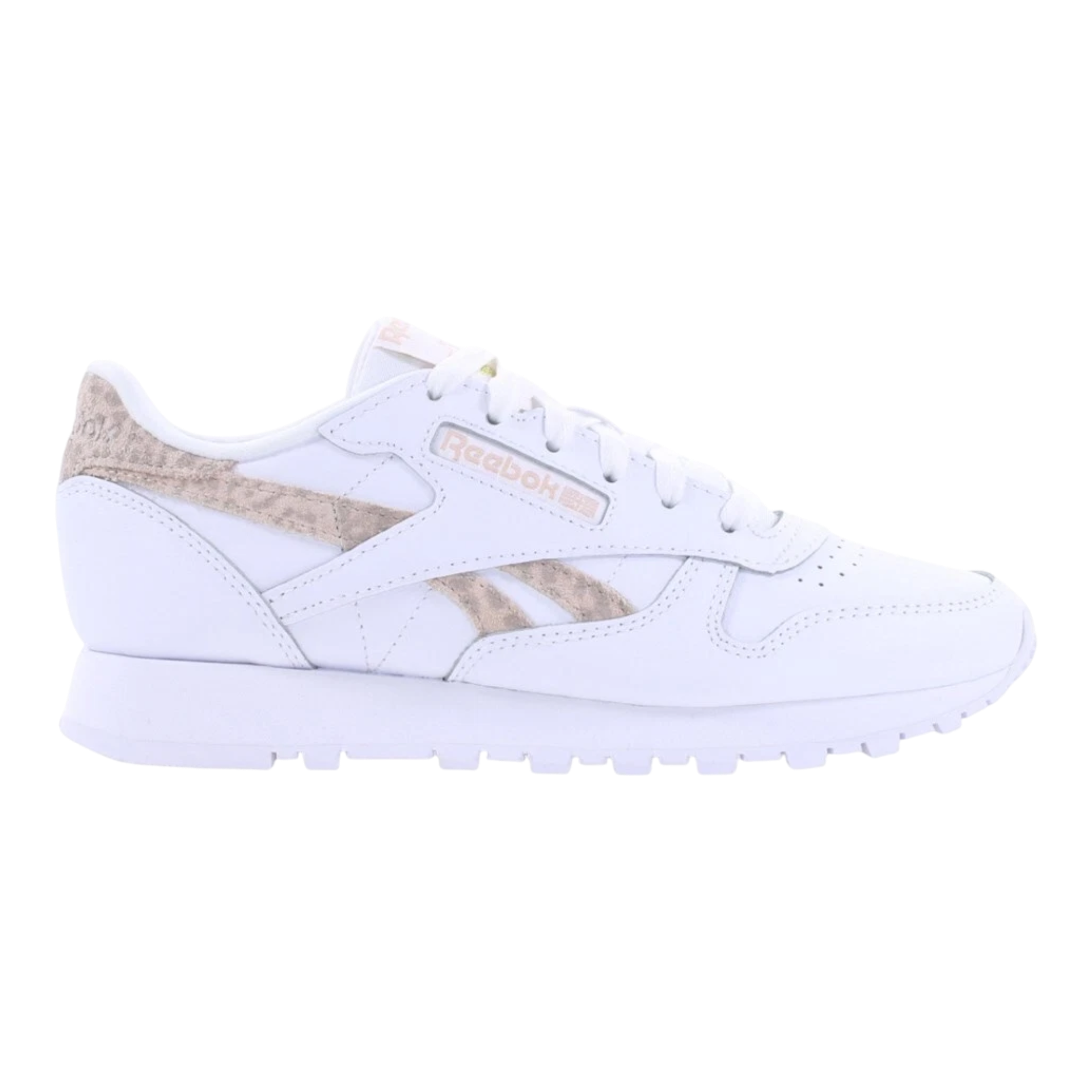Reebok Classic Leather Women’s Shoes – White/Pink