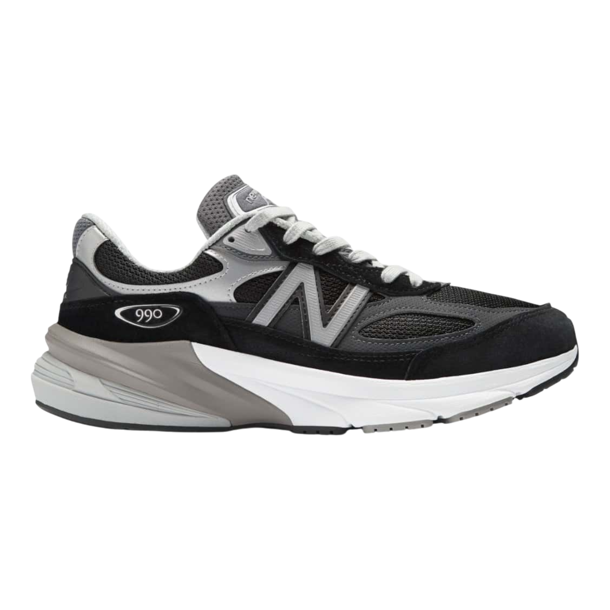 New Balance 990v6 Men’s Shoes Black/Silver (2E Wide)
