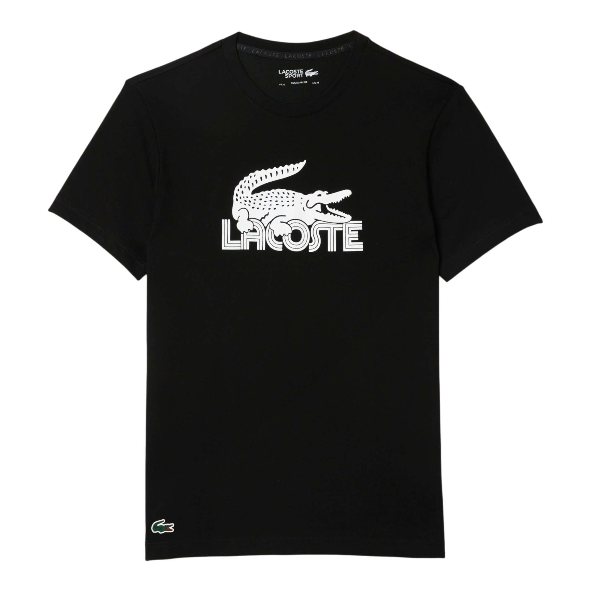 Lacoste Regular Fit Graphic Men’s T-Shirt Black