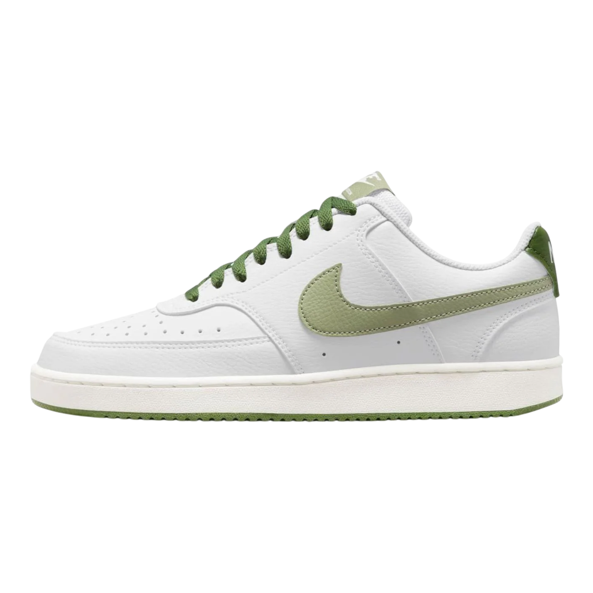 Court Vision Low Men’s Shoes White/Treeline/Sail/Oil Green