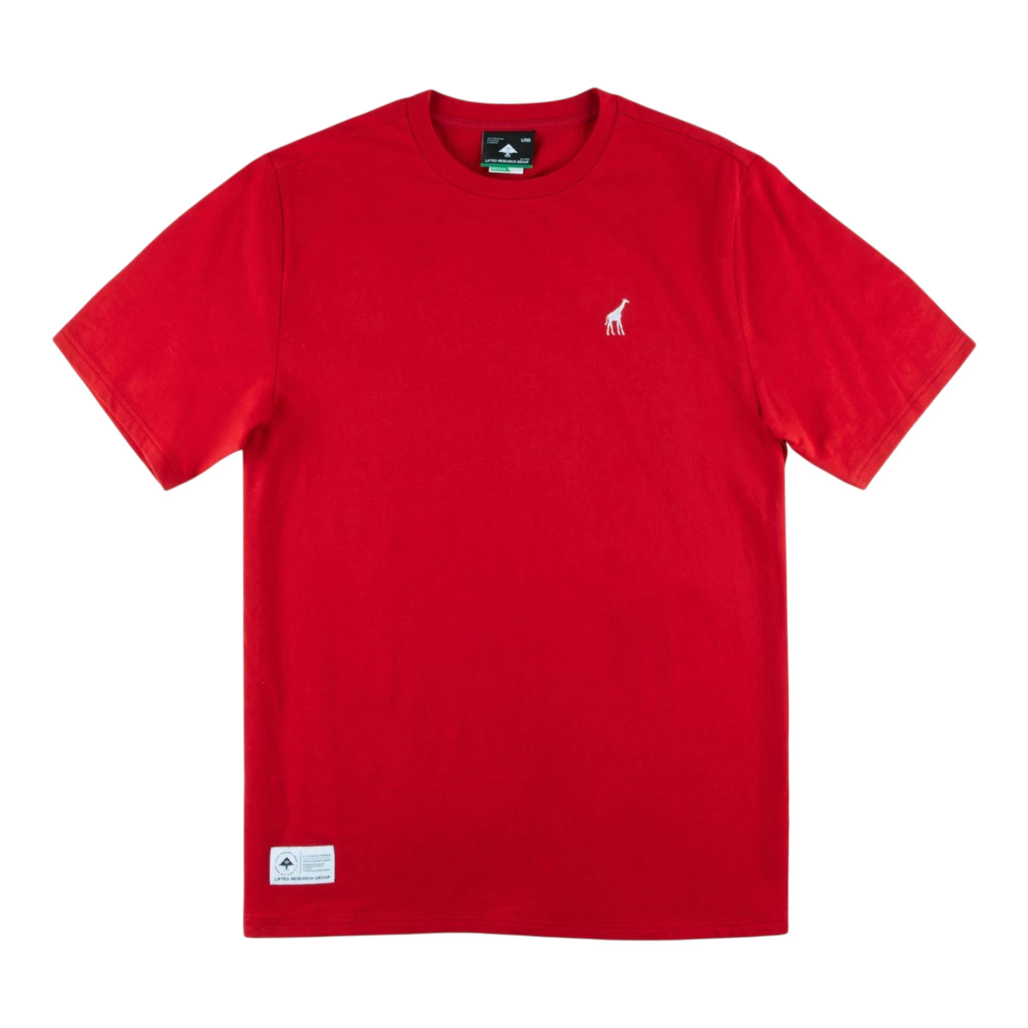 LRG 47 Crew T-Shirt Men’s – Red/White Giraffe