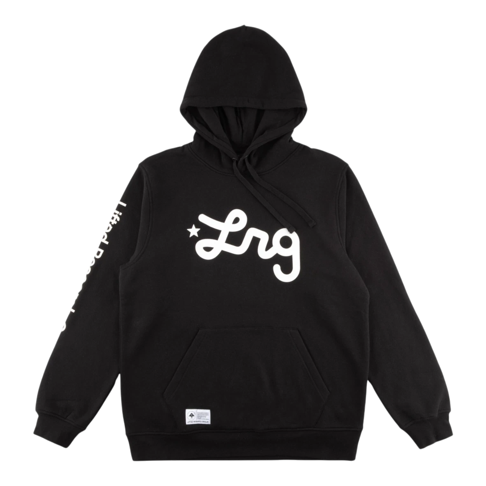 LRG Lifted Script Pullover Hoodie Men’s – Black/White