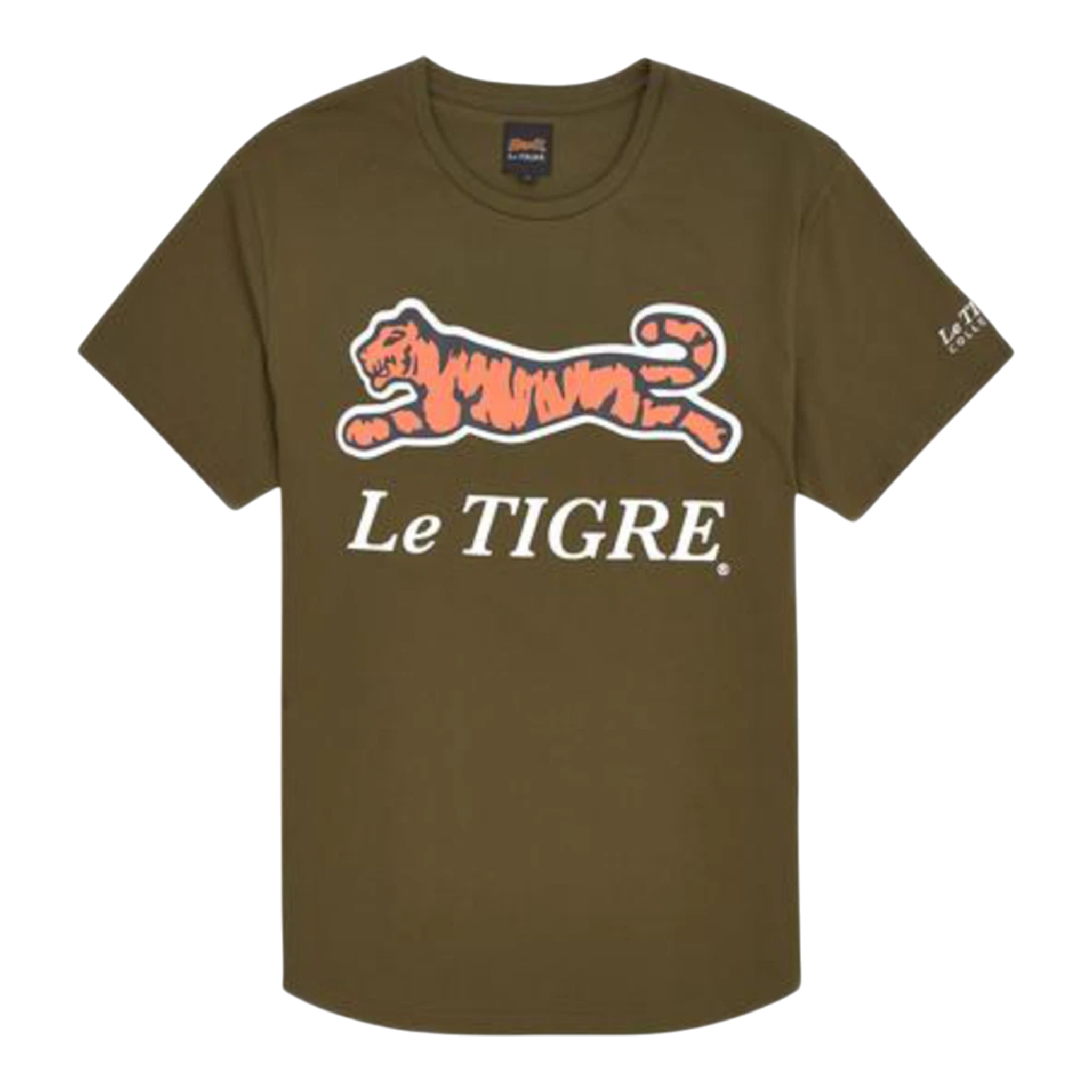 Le Tigre Classic Logo Men’s T-Shirt – Green