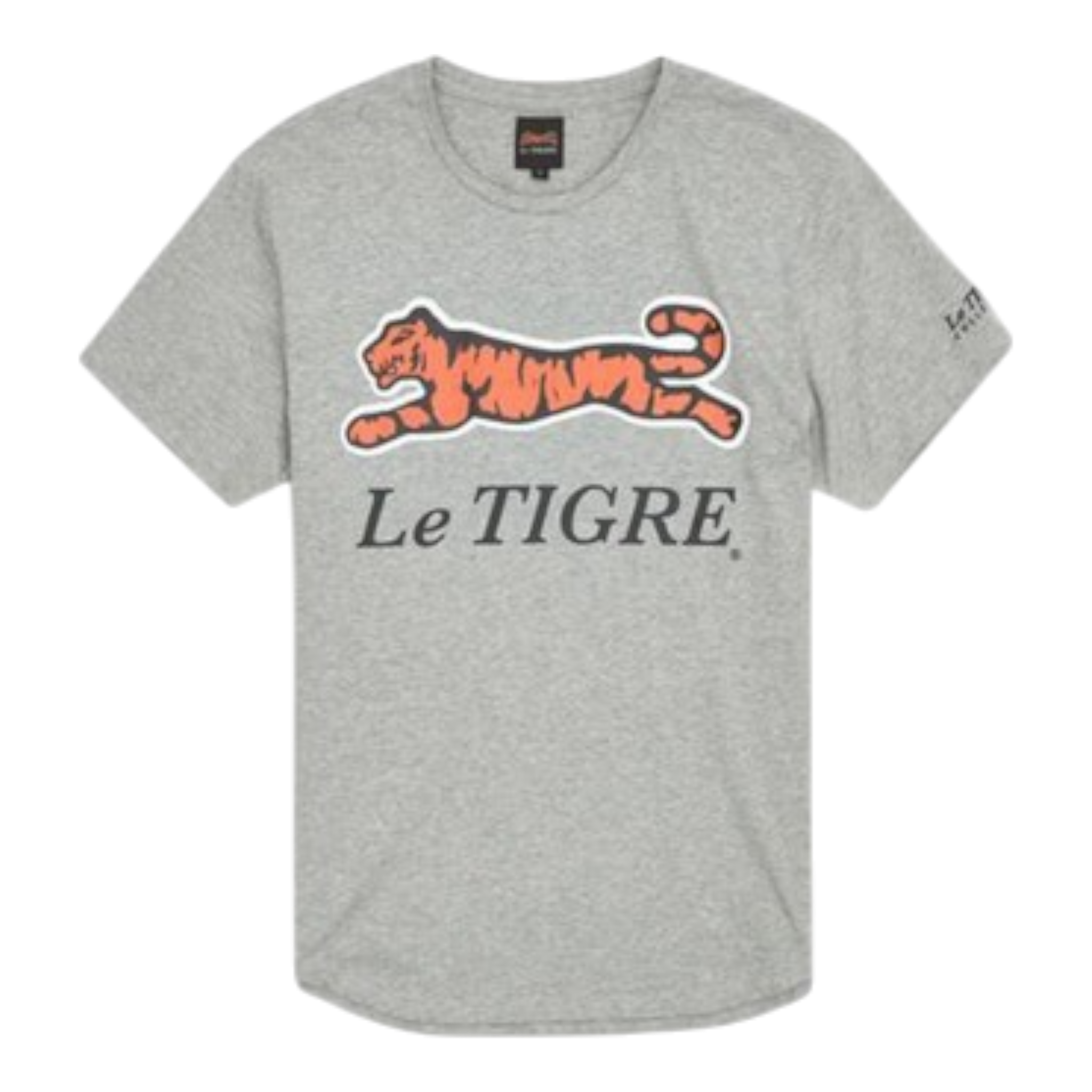 Le Tigre Classic Logo Men’s T-Shirt – Grey