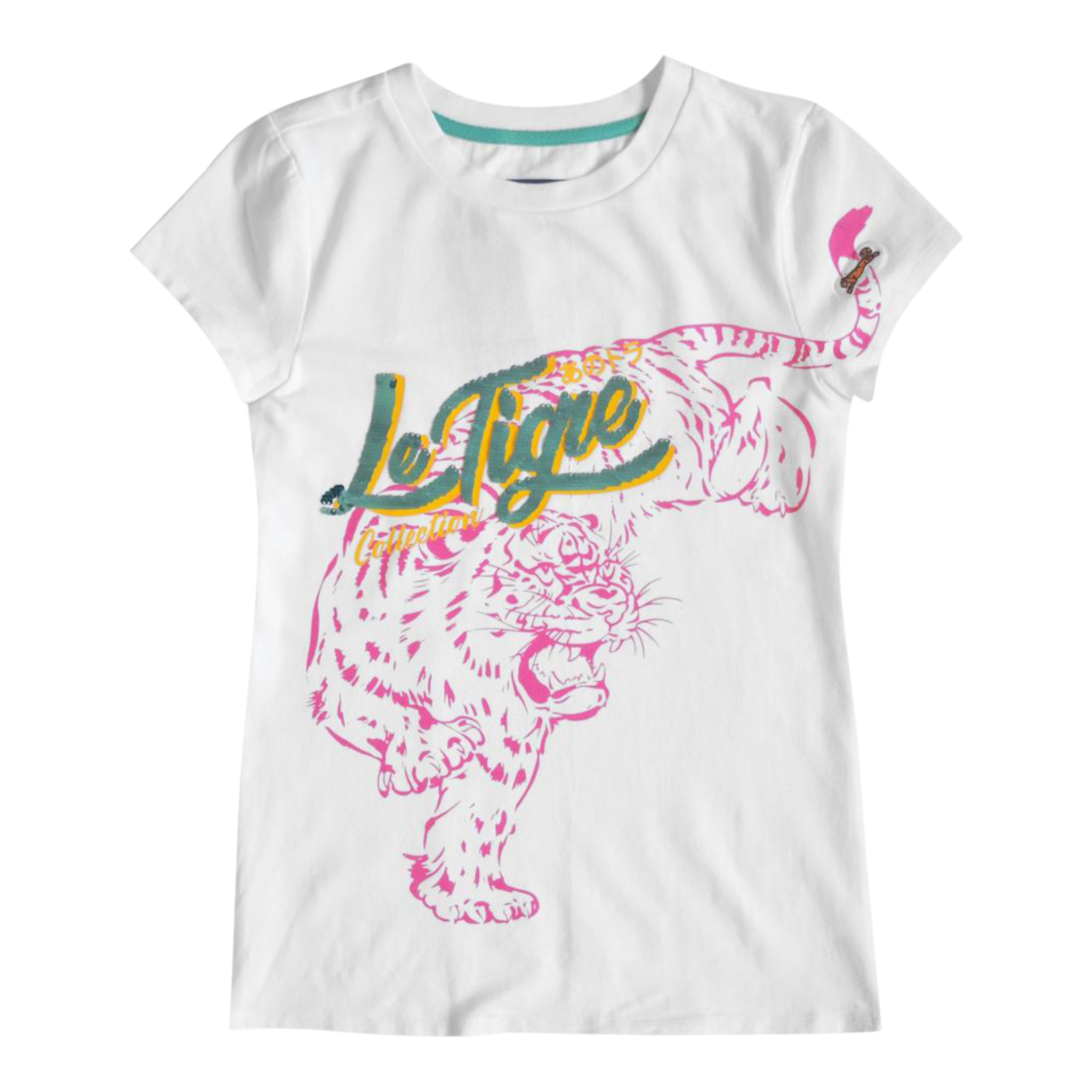 Le Tigre Mia Sequence T-Shirt Women’s – White/Pink