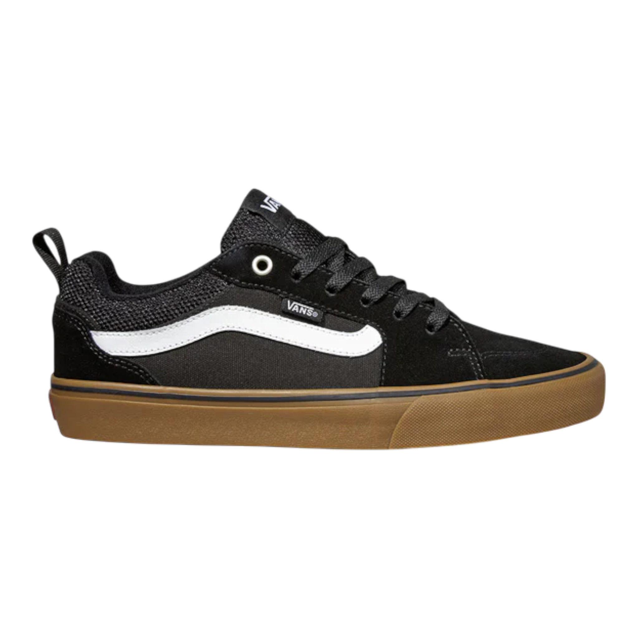Vans Men’s Ward Sneakers – Black/White Canvas