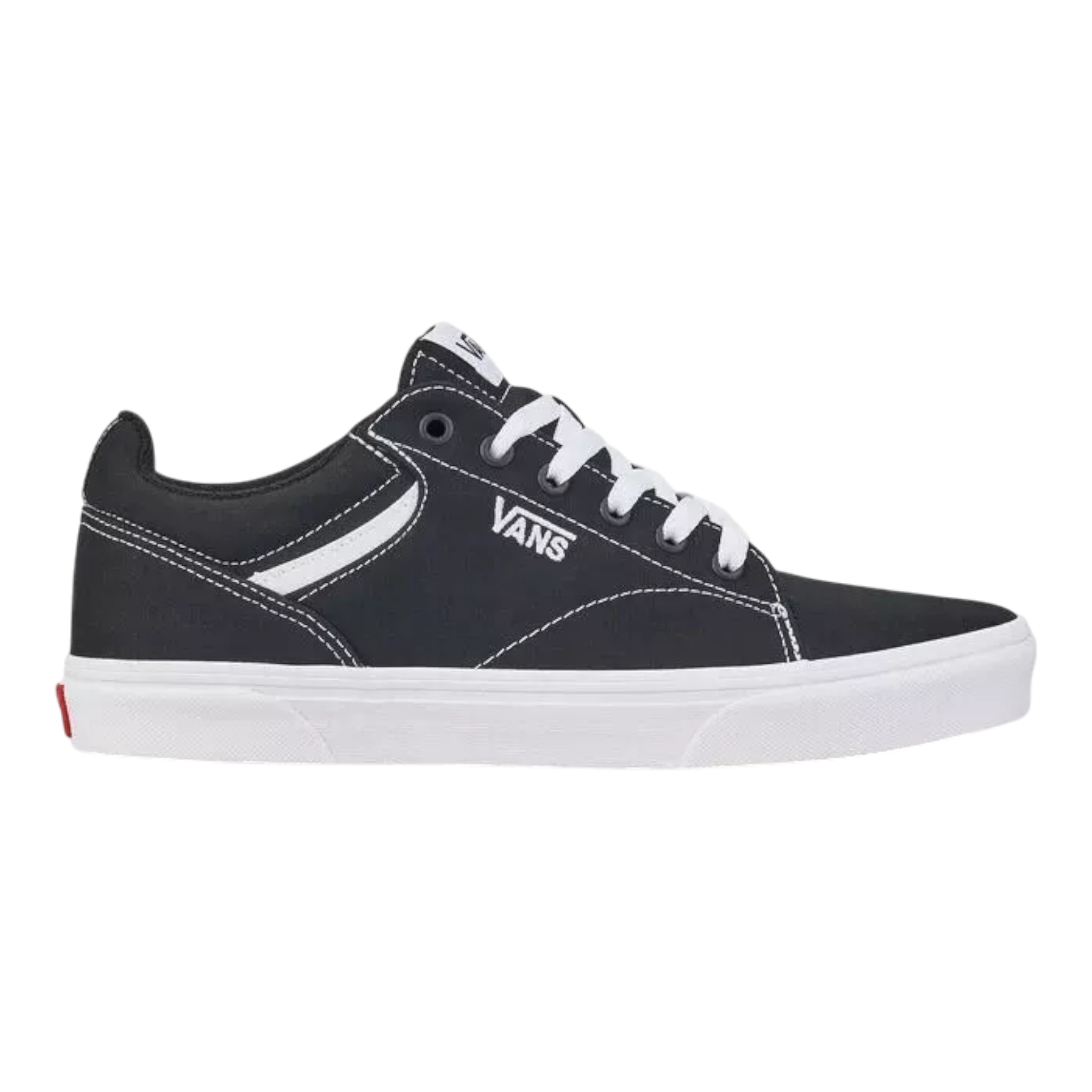 Vans Seldan Men’s Canvas Sneakers Black/White