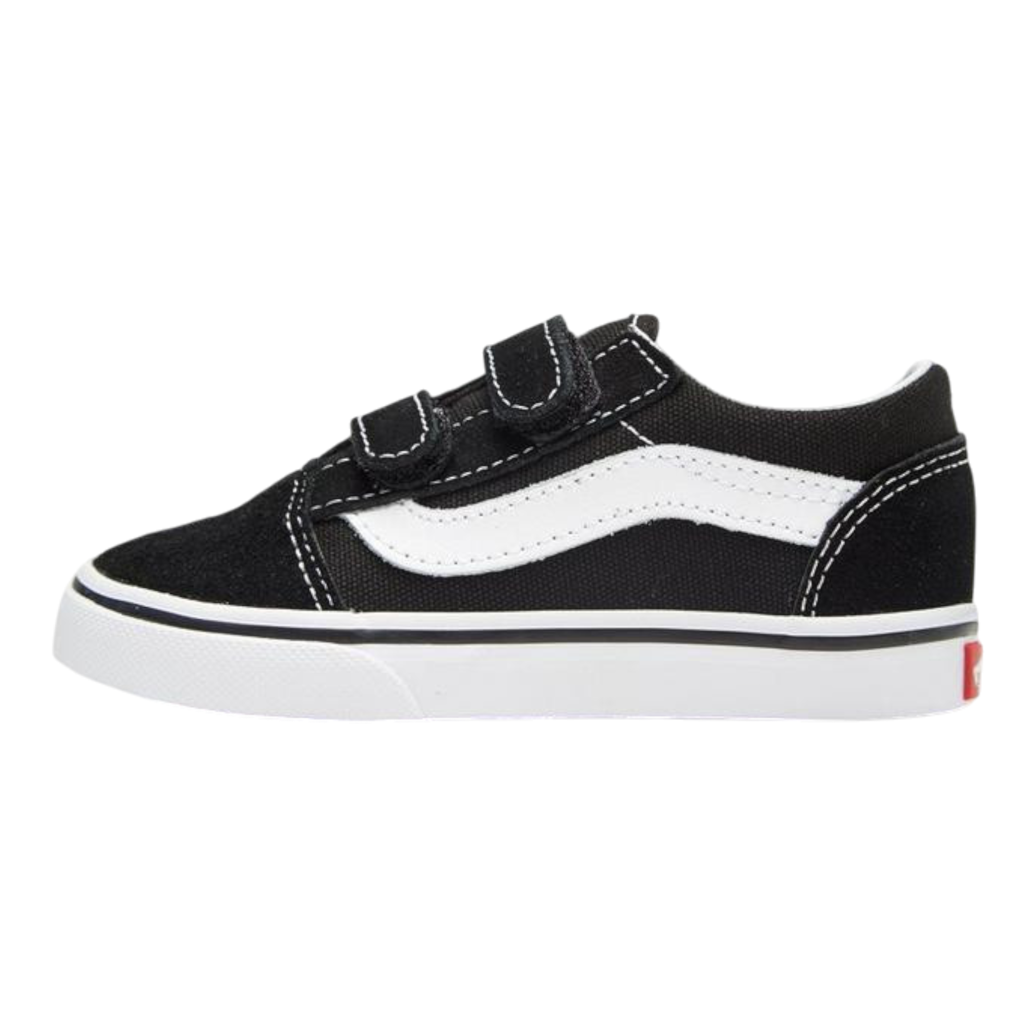 Vans Toddler Old Skool V Sneakers – Black/White