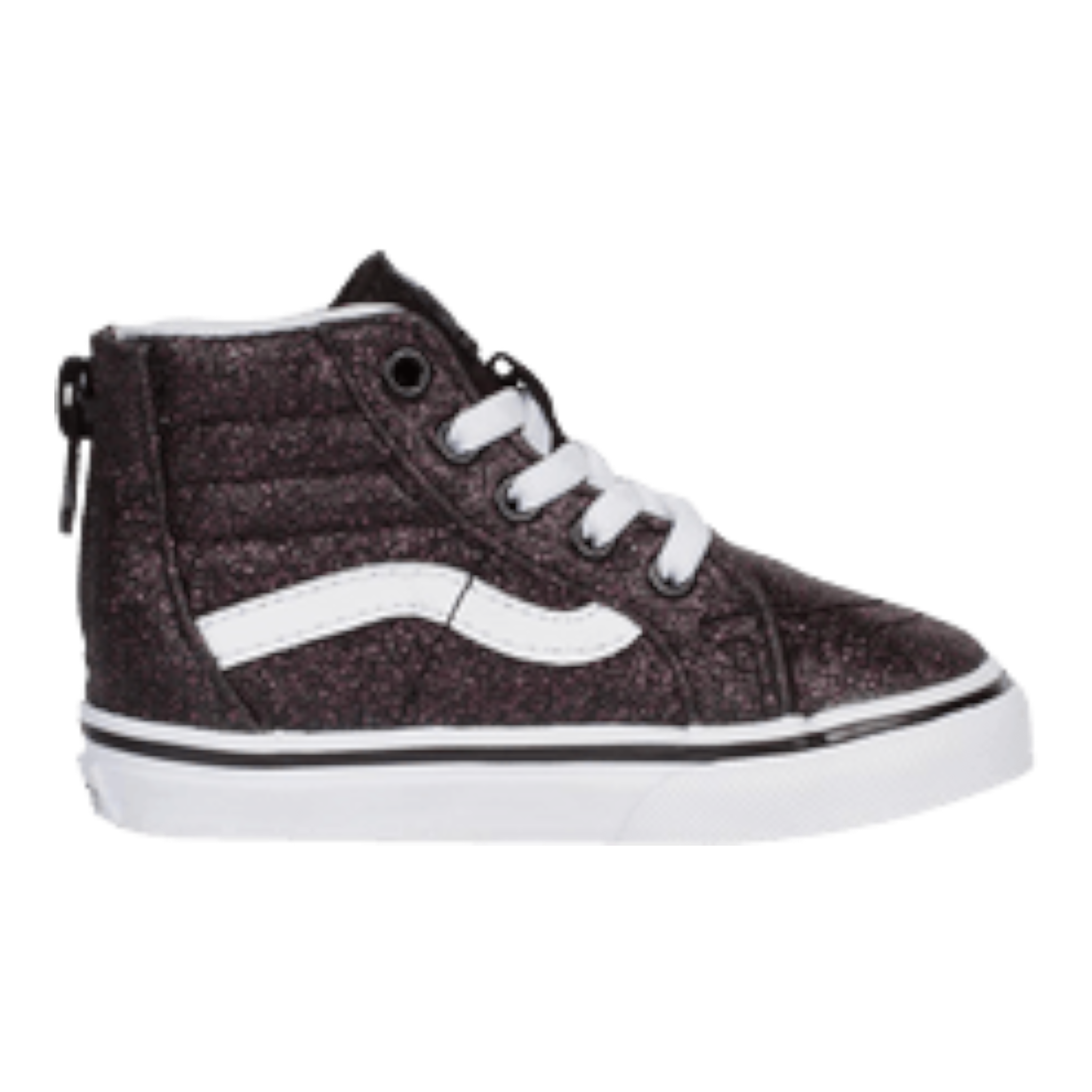 Vans Sk8-Hi Zip TD Toddler ‘Glitter Stars’ – Black/White