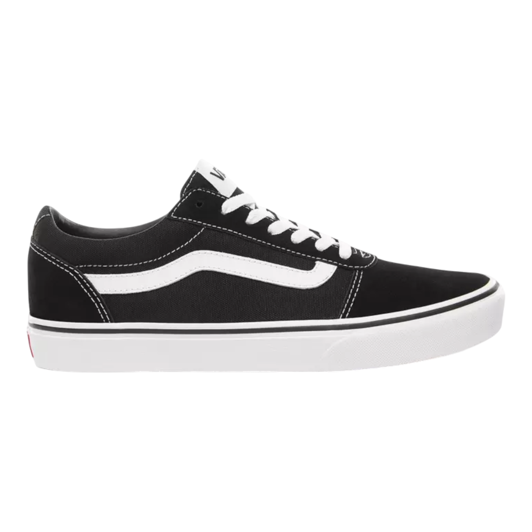 Vans Ward Unisex Kids Canvas Shoes – Black/White