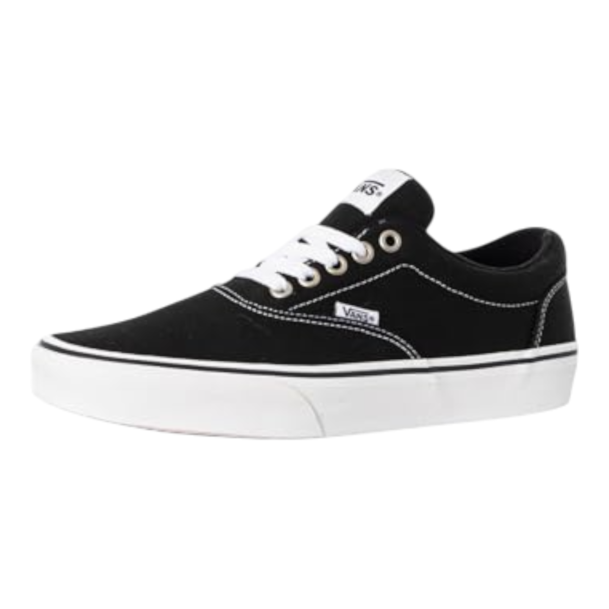 Vans Doheny Men’s Skate Shoes – Black/White Canvas