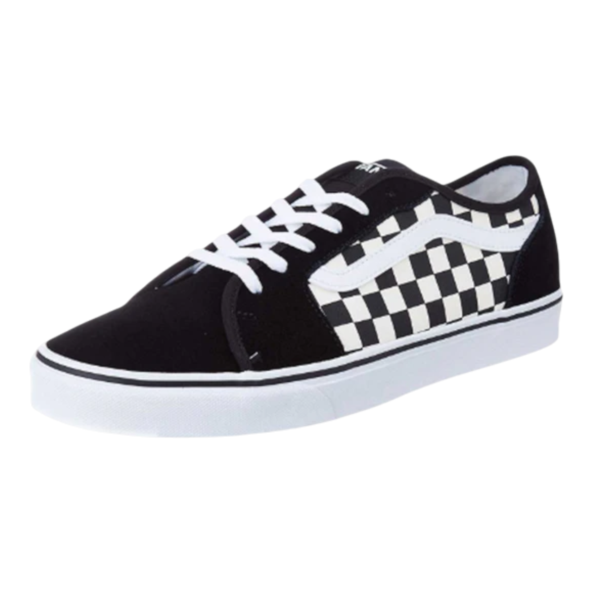 Vans Filmore Decon Men’s Skate Shoes – Black/White Leather Checkerboard
