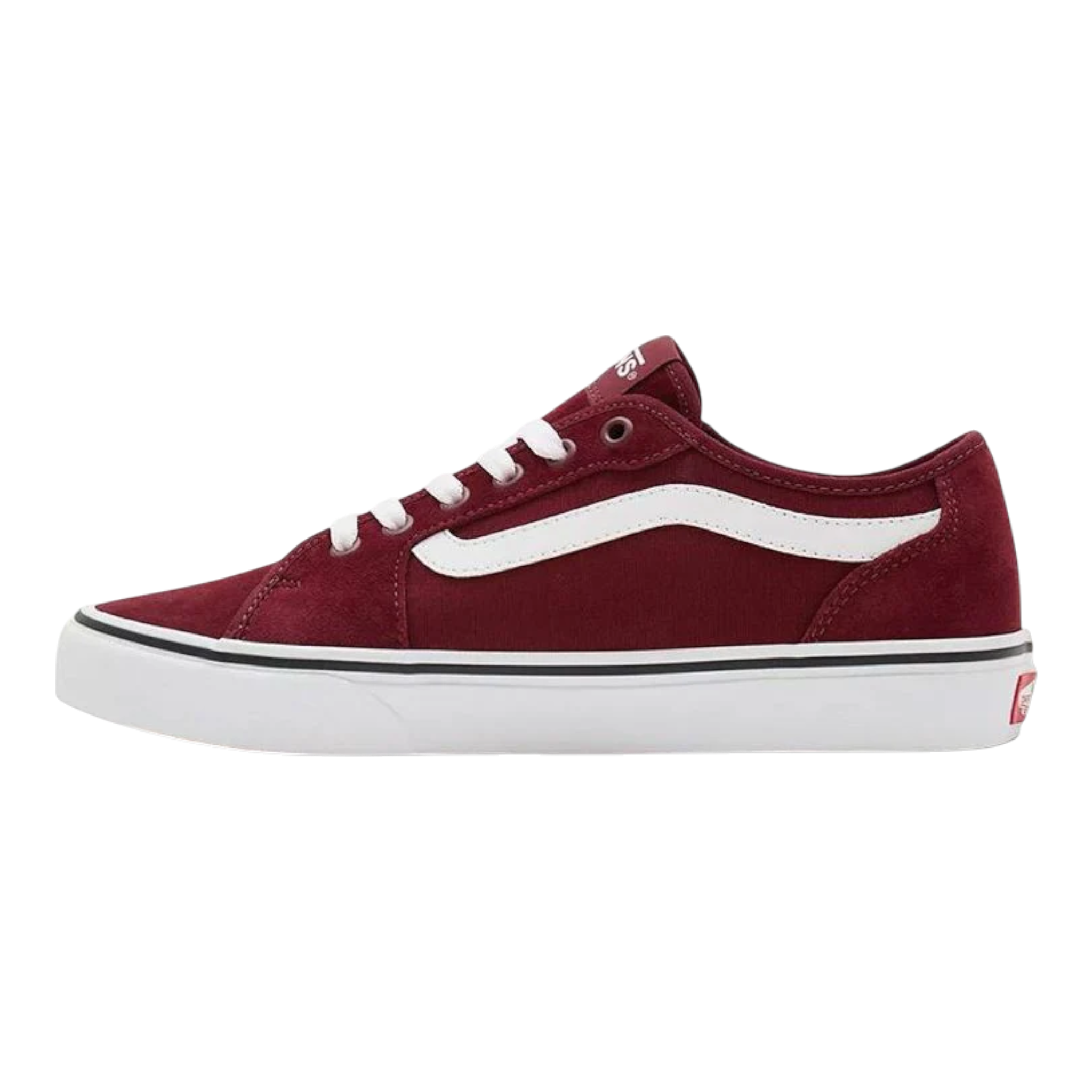Vans Filmore Decon Men’s Skate Shoes – Red/White Suede