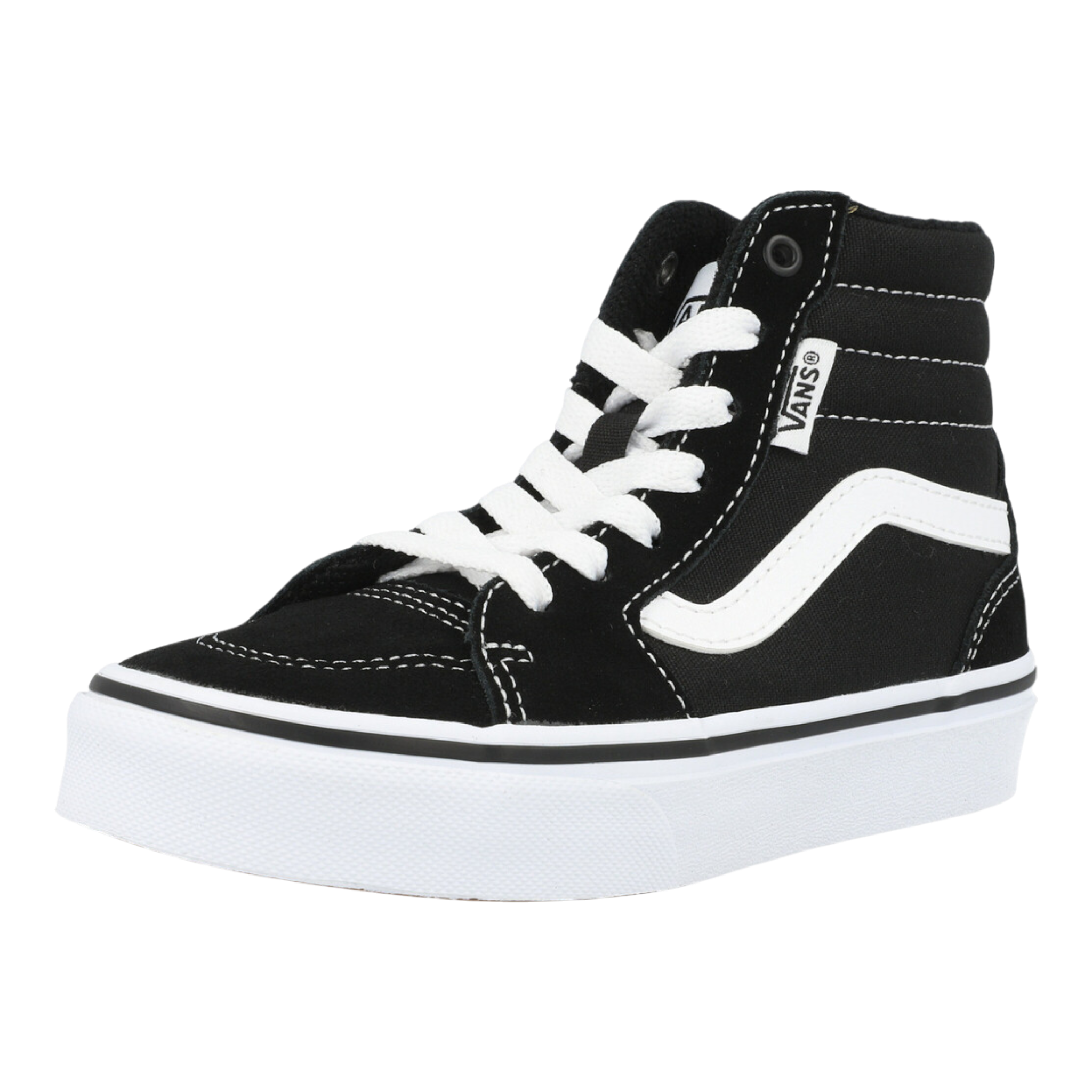 Vans Filmore Hi Men’s Skate Shoes – Black/White Canvas