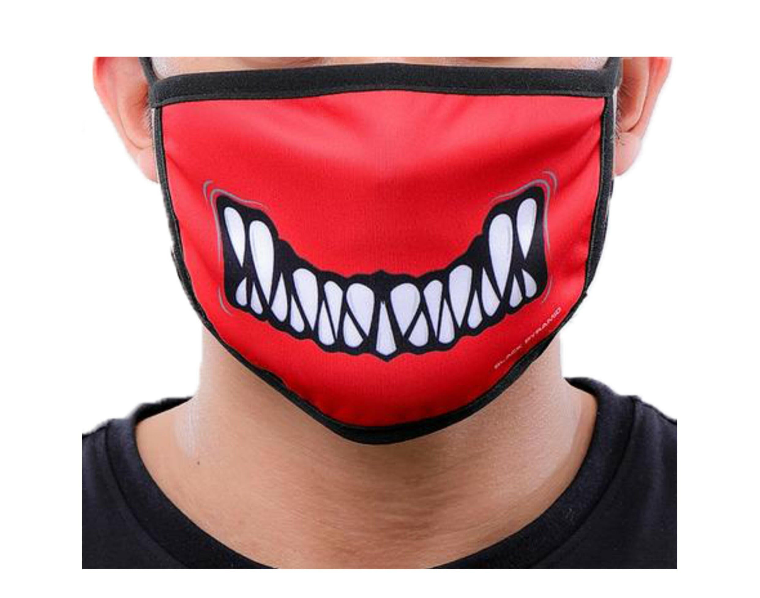 Black Pyramid Monster Bite Face Mask.