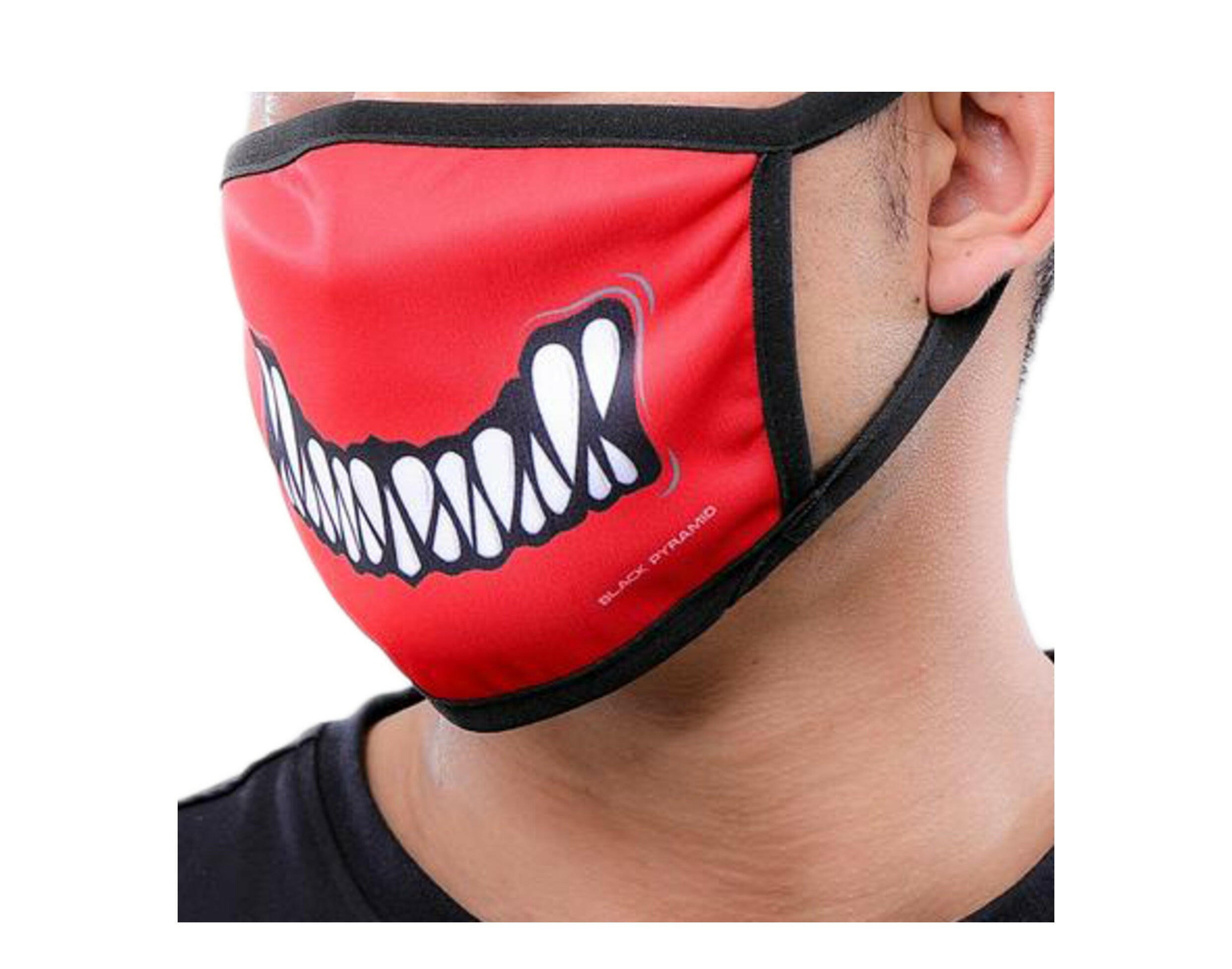 Black Pyramid Monster Bite Face Mask.