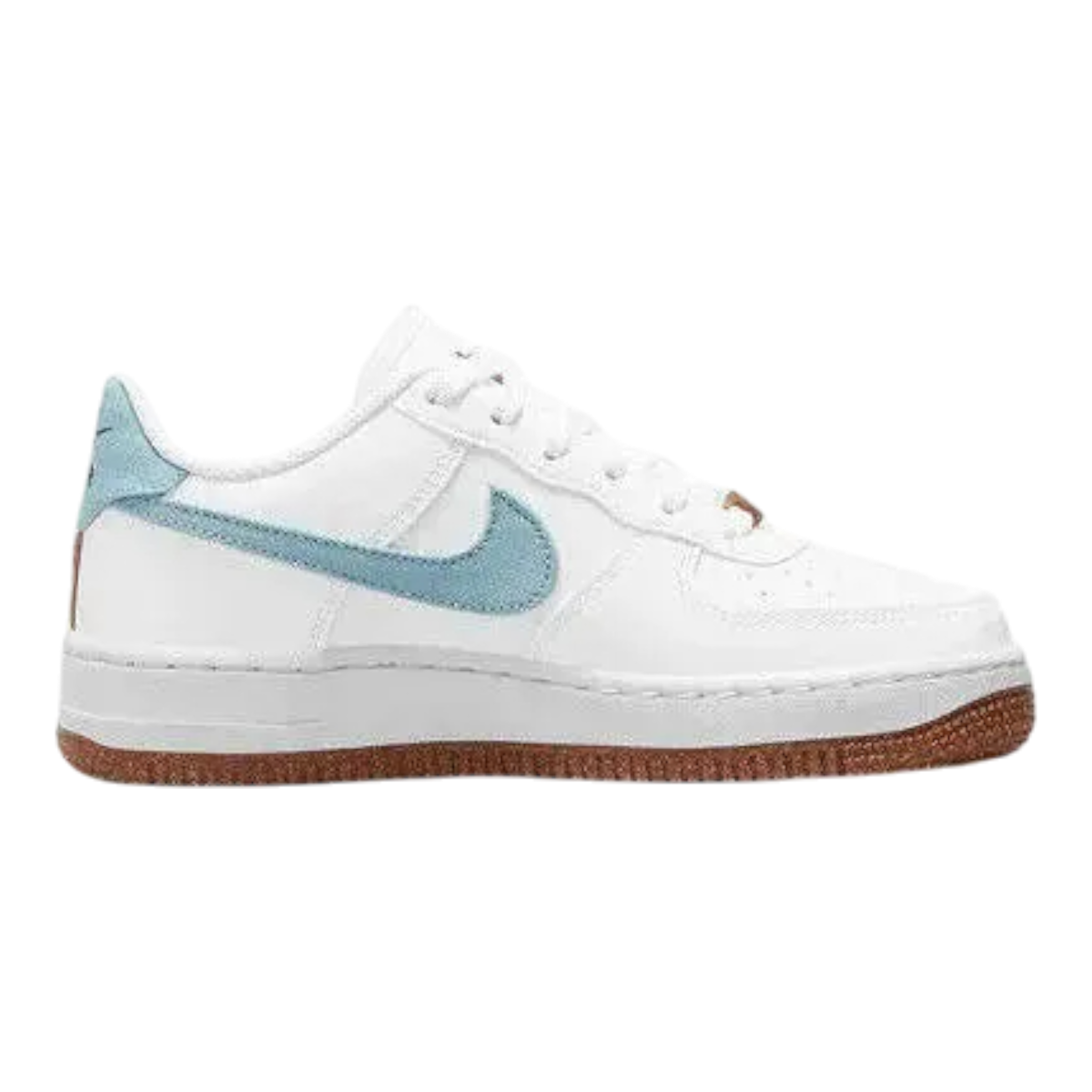 Nike Air Force 1 LV8 Skateboard Shoes Big Kids US 4.5 White Indigo Nike