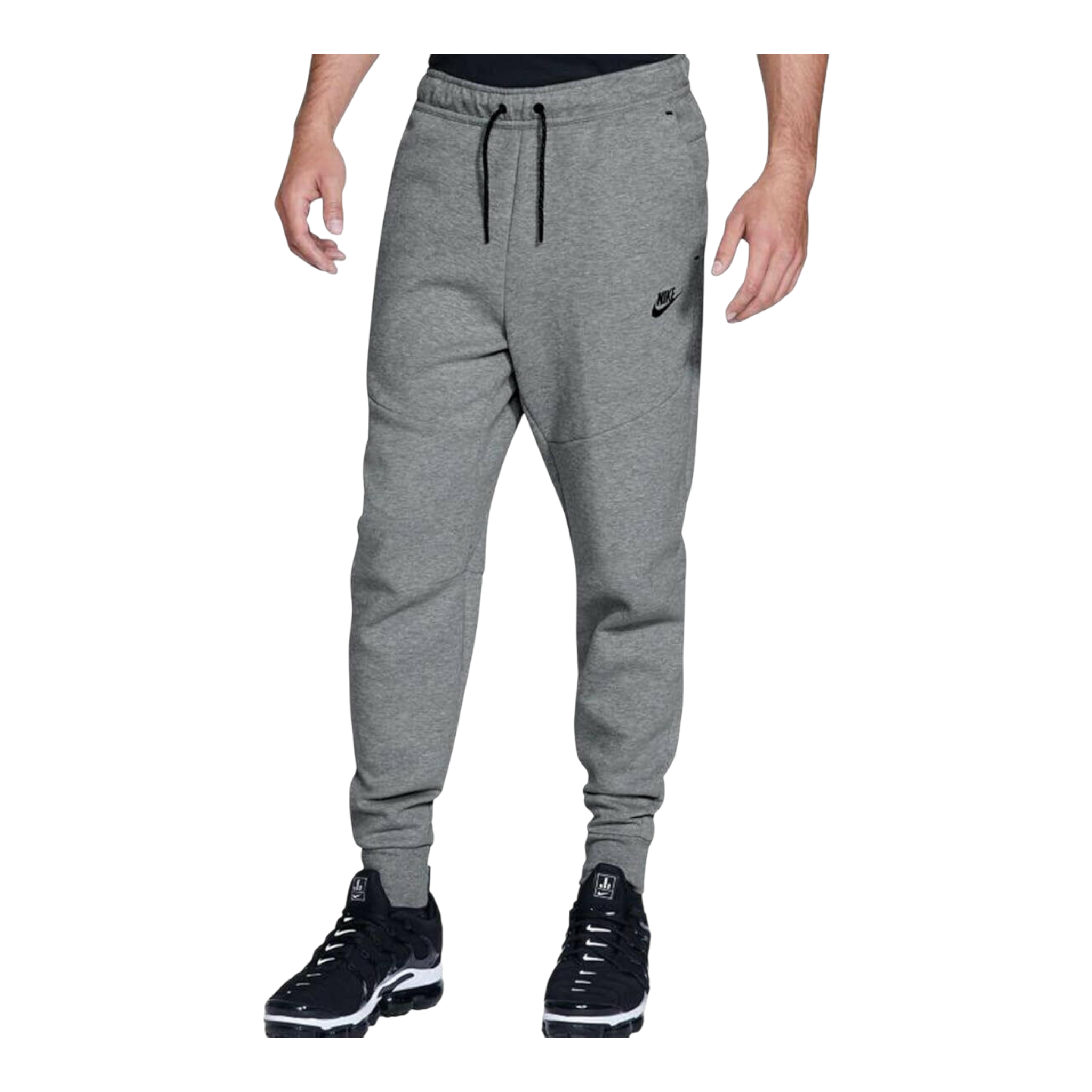 Nike Sportswear Tech Fleece Jogger Pant Men Gray Cotton Elastic Waist Nike