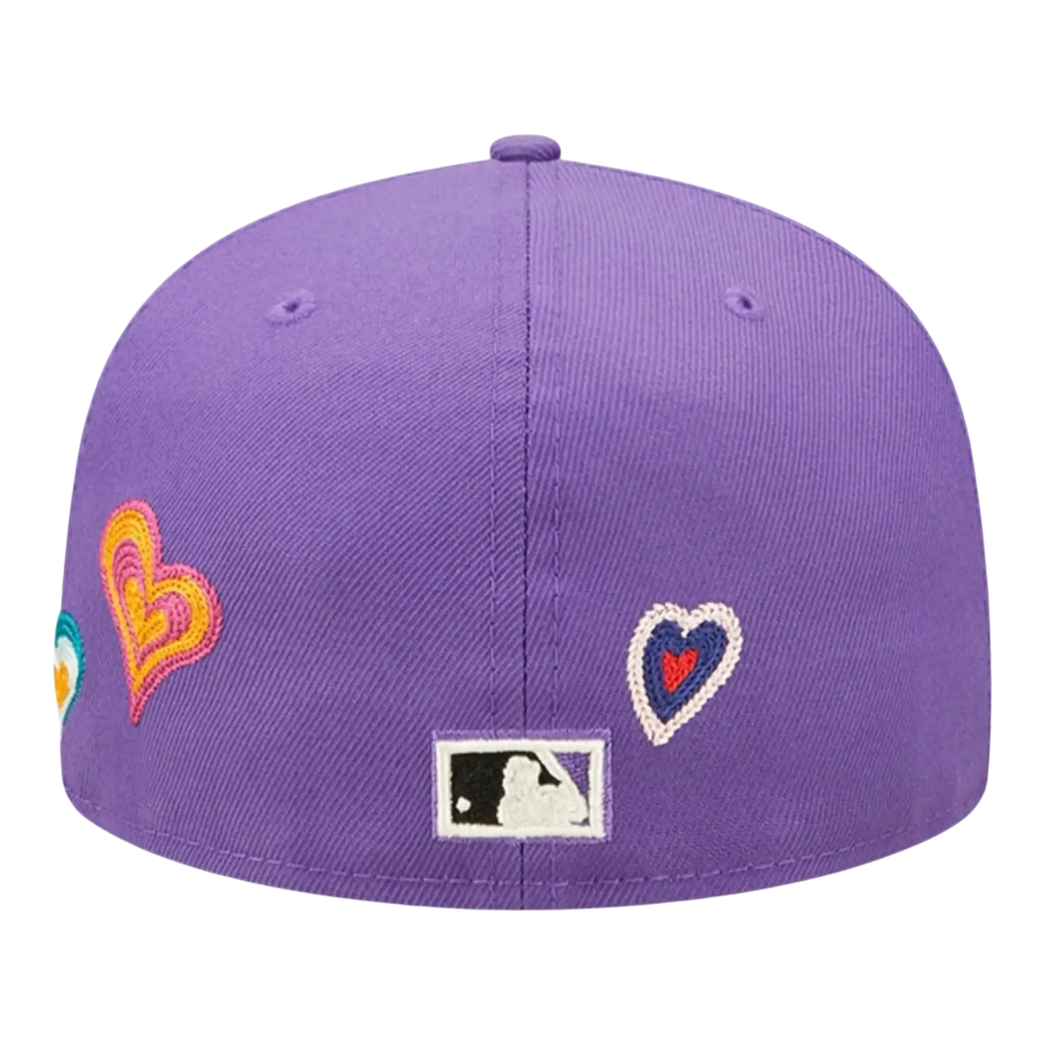 New Era 59Fifty MLB Arizona Diamondbacks Chain Stitch Heart Fitted Hat W/ Pink Undervisor New Era
