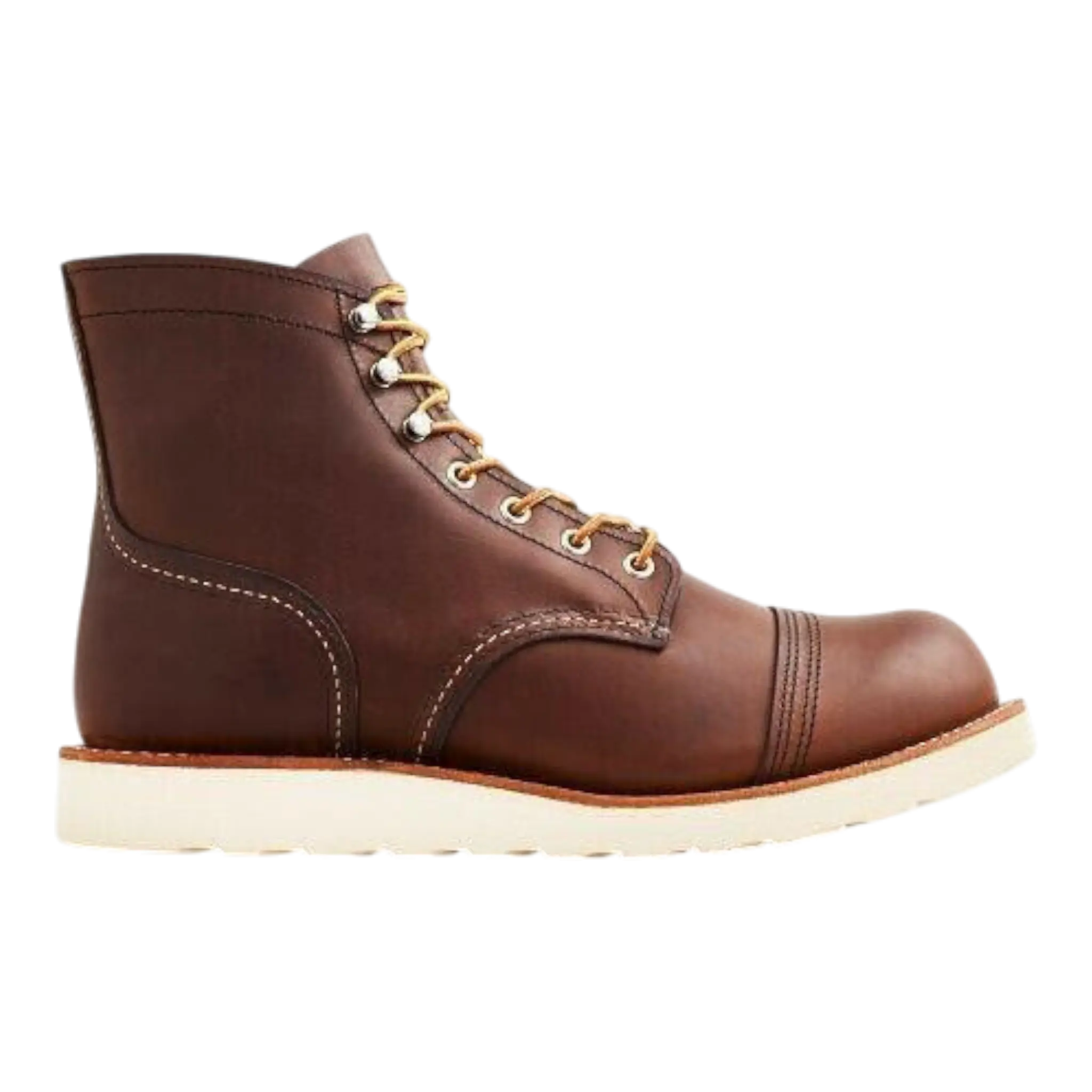 Iron Ranger Traction Tred 8088 Men's Brown Leather Cap Toe 6-Inch Ankle Boots Red Wing Shoes