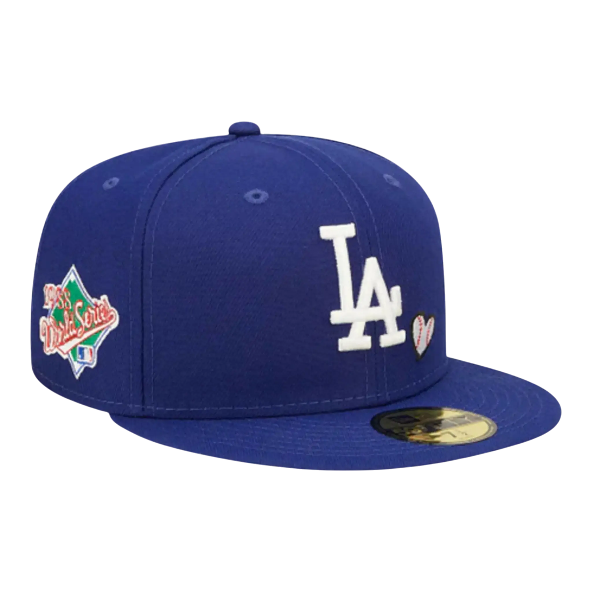 New Era 59Fifty MLB Los Angeles Dodgers Team Heart Fitted Hat New Era