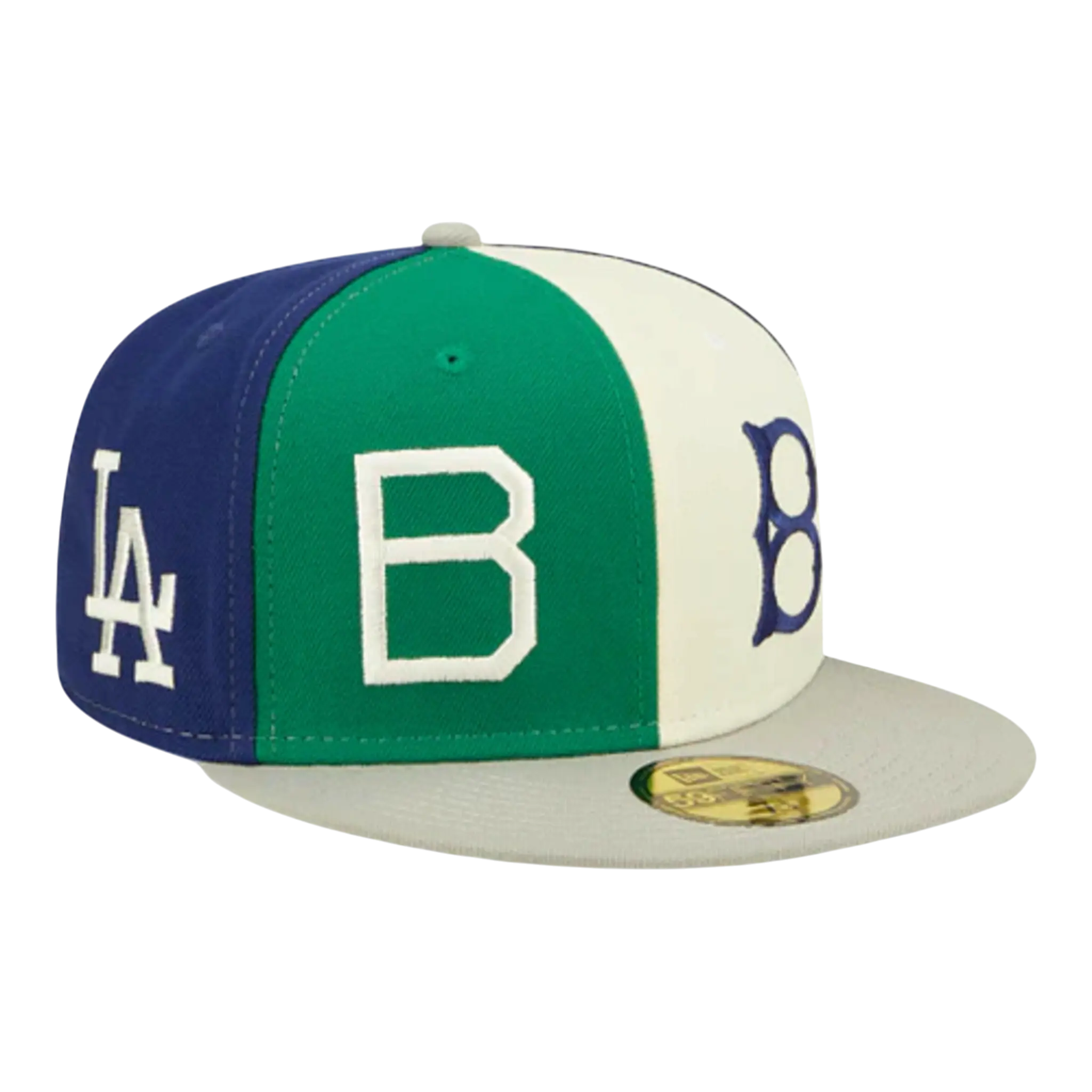 New Era 59Fifty MLB Los Angeles Dodgers Logo Pinwheel Fitted Hat New Era