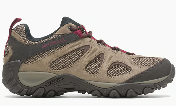 Merrell Yokota 2 Women's Brindle Brown Suede Breathable Hiking Shoes