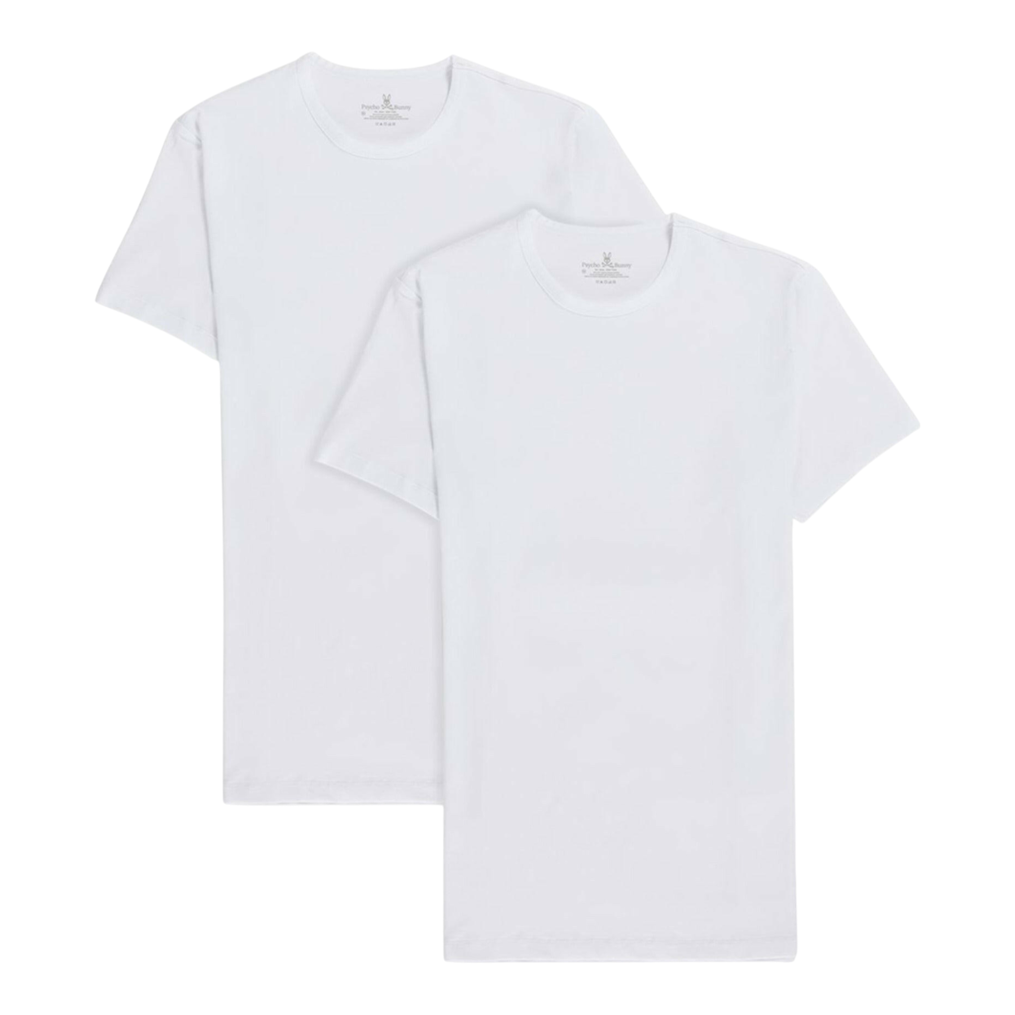 Psycho Bunny Crew Neck Tee Men's Undershirt 2-Pack Psycho Bunny