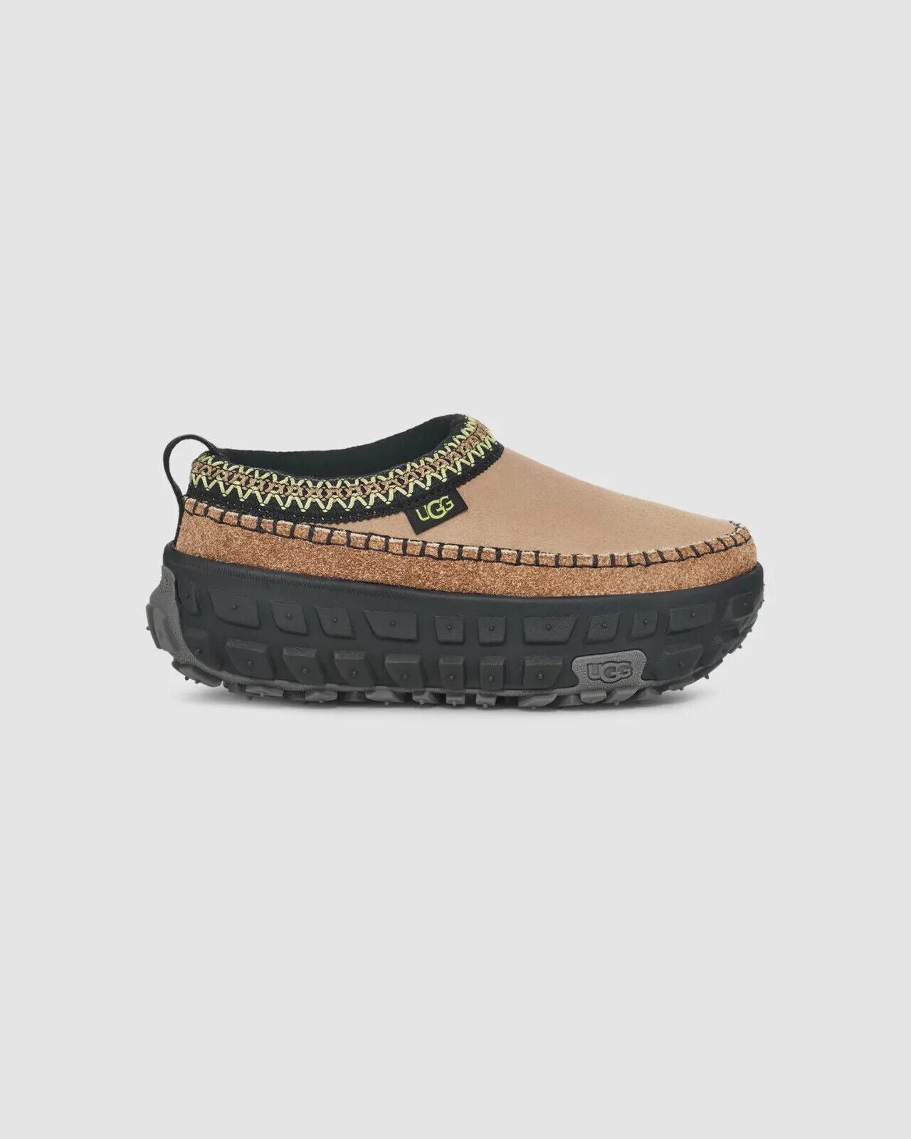UGG Venture Daze 1155650 Clogs Men's Sand Black Suede Slip-On Casual Shoes